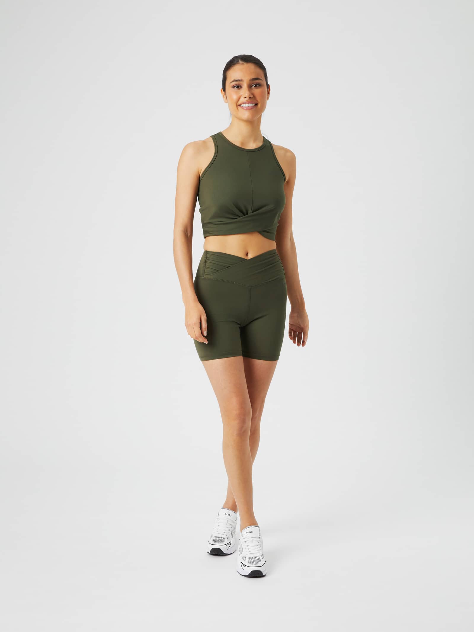 Björn Borg - Studio Cross Shorts Olive Night Women - Image 1