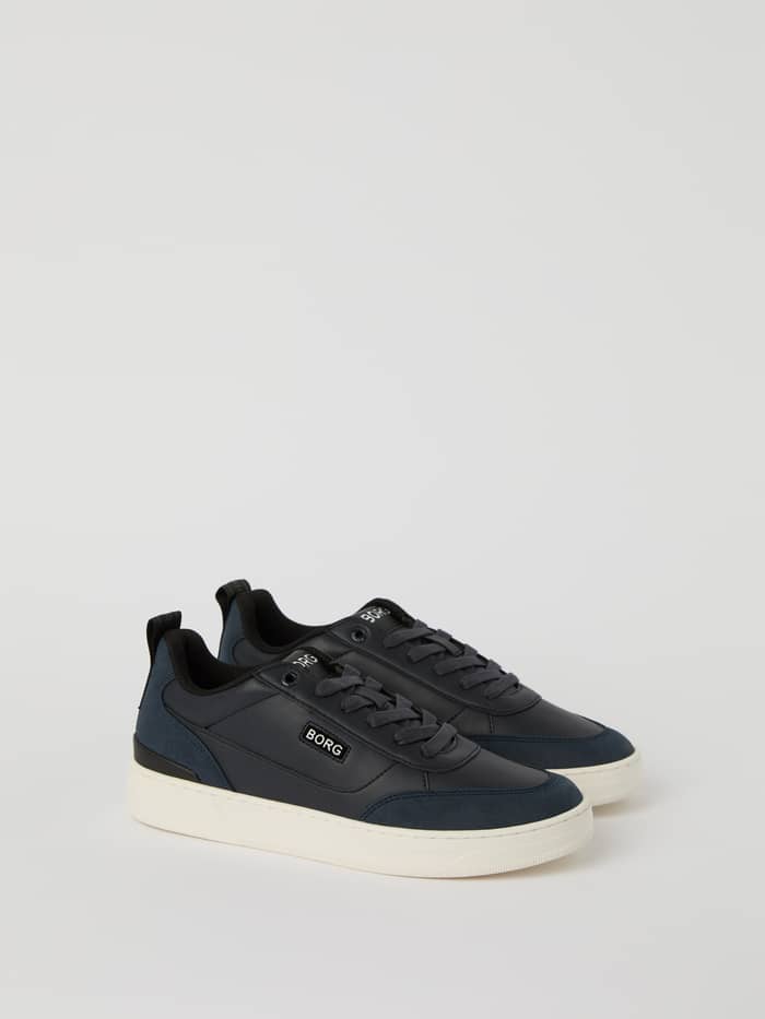 Björn Borg Men’s Sneakers T1055 in Navy, featuring a classic tennis silhouette and durable synthetic leather. - Image 2