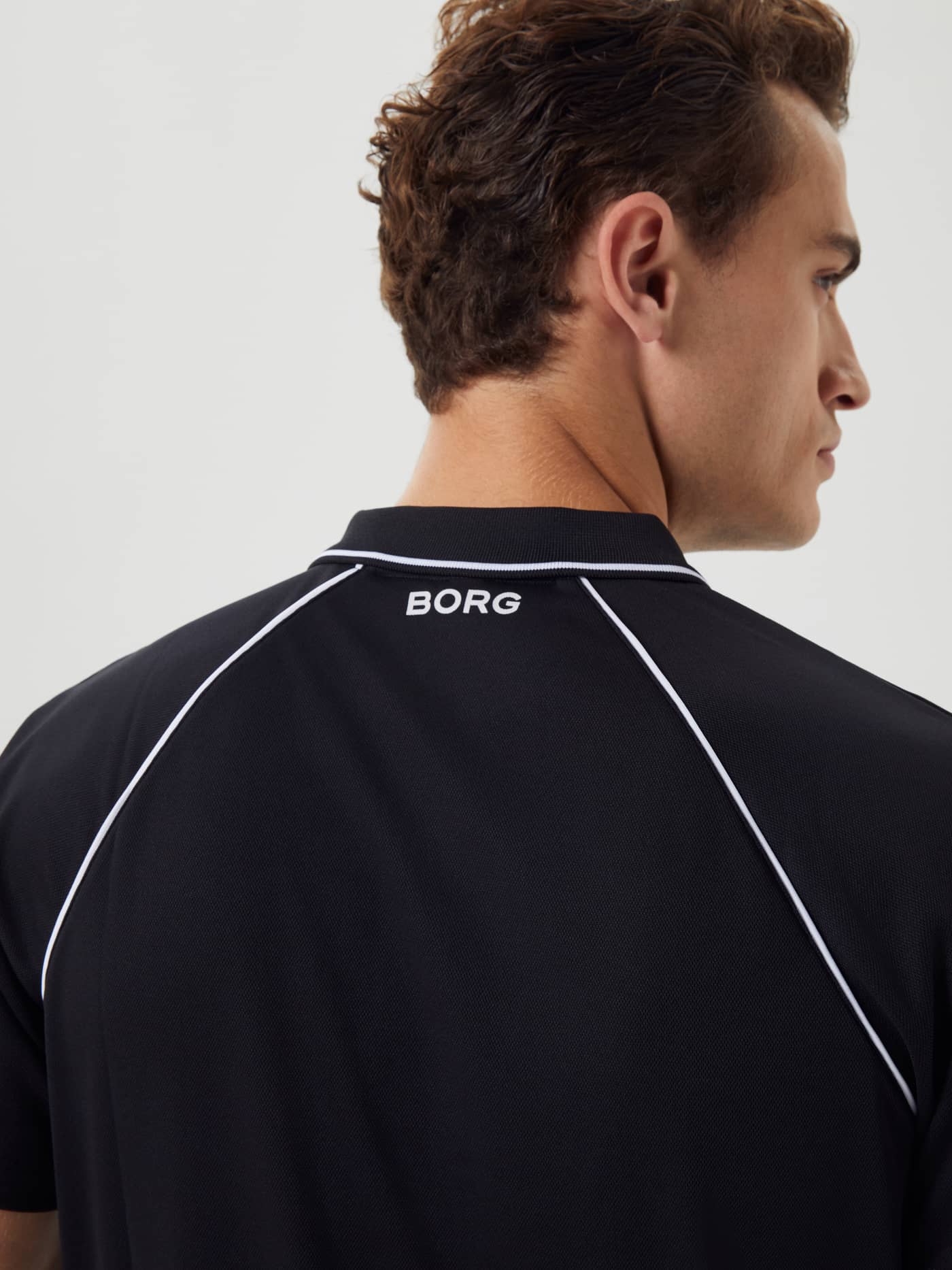 Björn Borg - Ace Racquet Polo Black Beauty Heren - Image 4