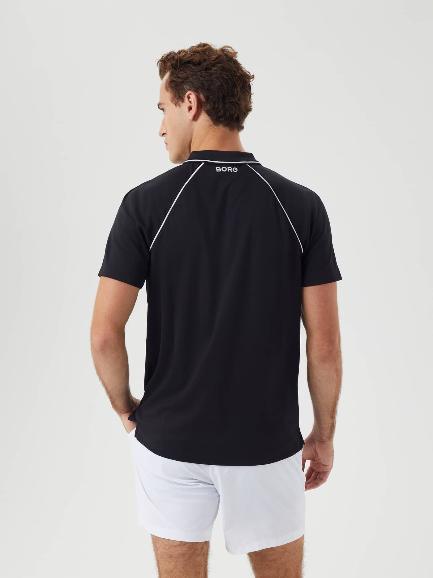 Björn Borg - Ace Racquet Polo Black Beauty Heren - Image 3