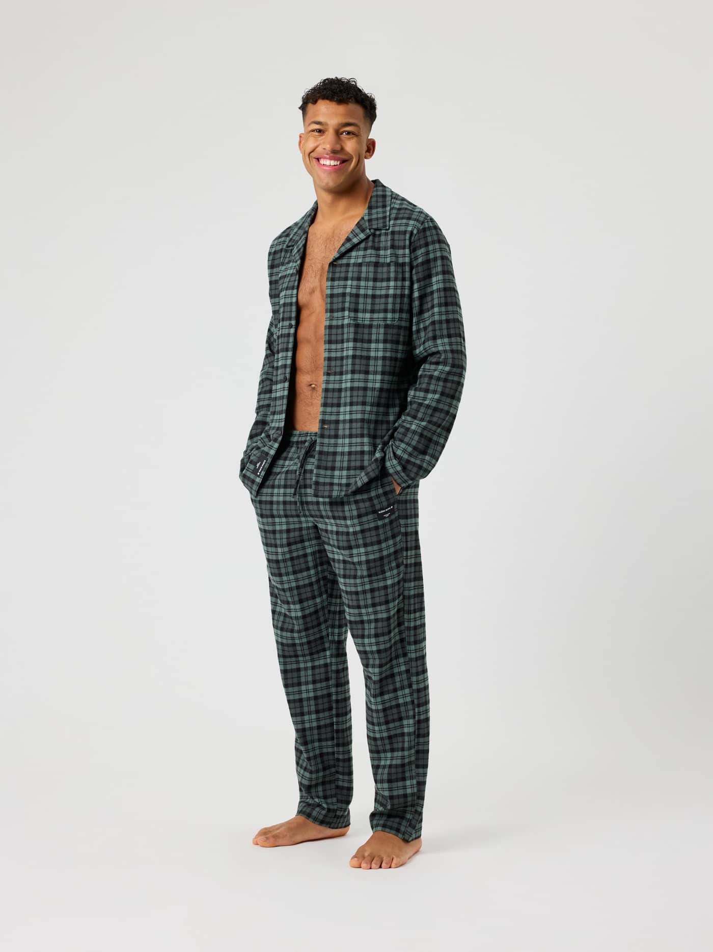Björn Borg - Core Flannel Pyjama Shirt HS Check 2 Heren - Image 3