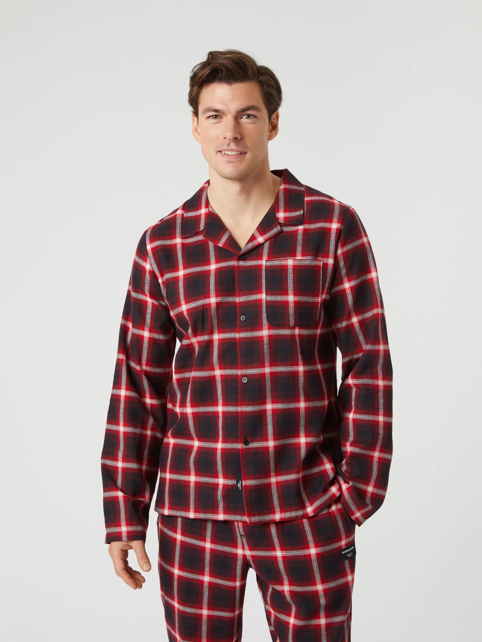 Björn Borg - Core Flannel Pyjama Shirt Lumber Check Men - Image 1