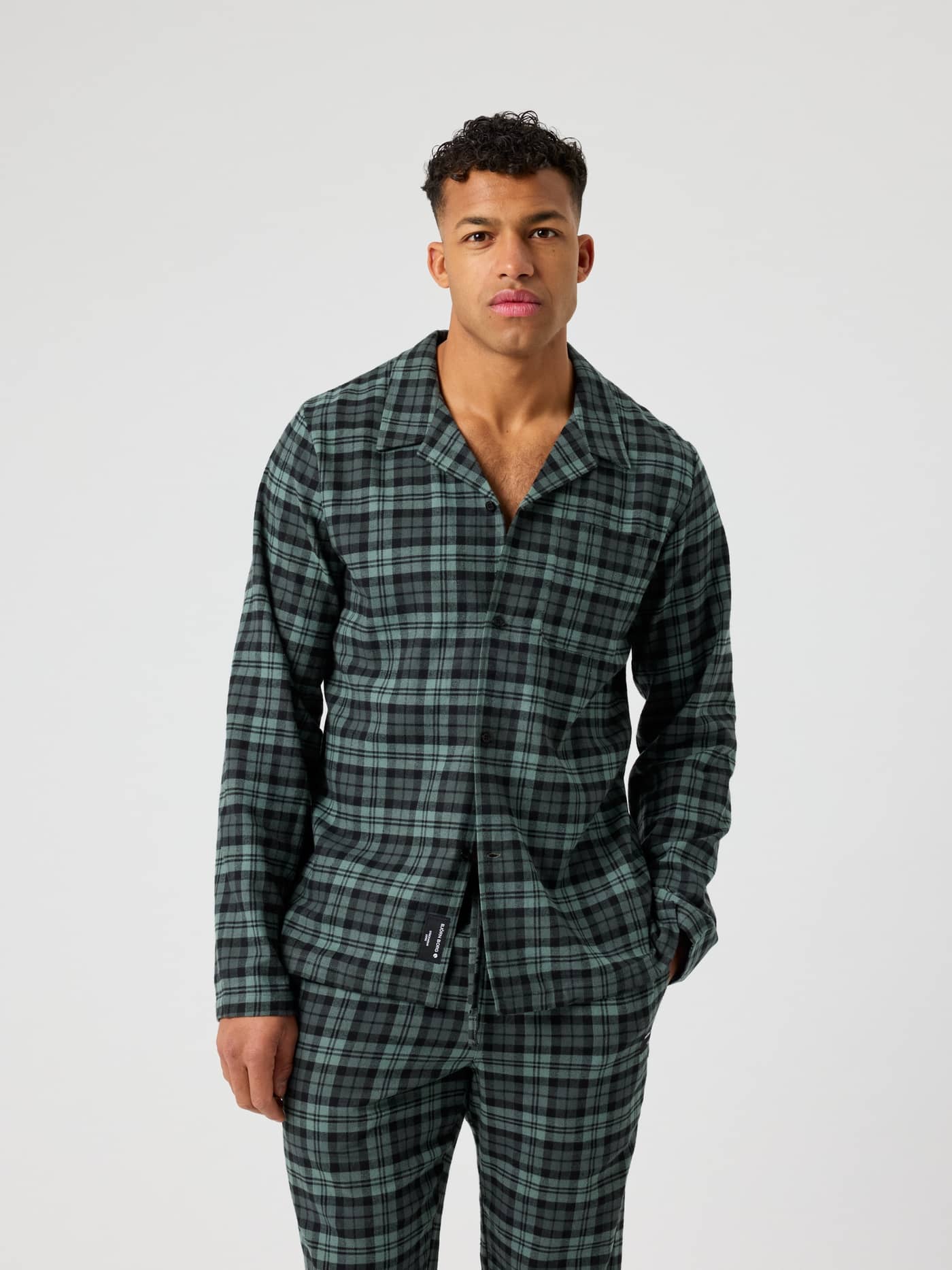 Björn Borg - Core Flannel Pyjama Shirt HS Check 2 Heren - Image 1