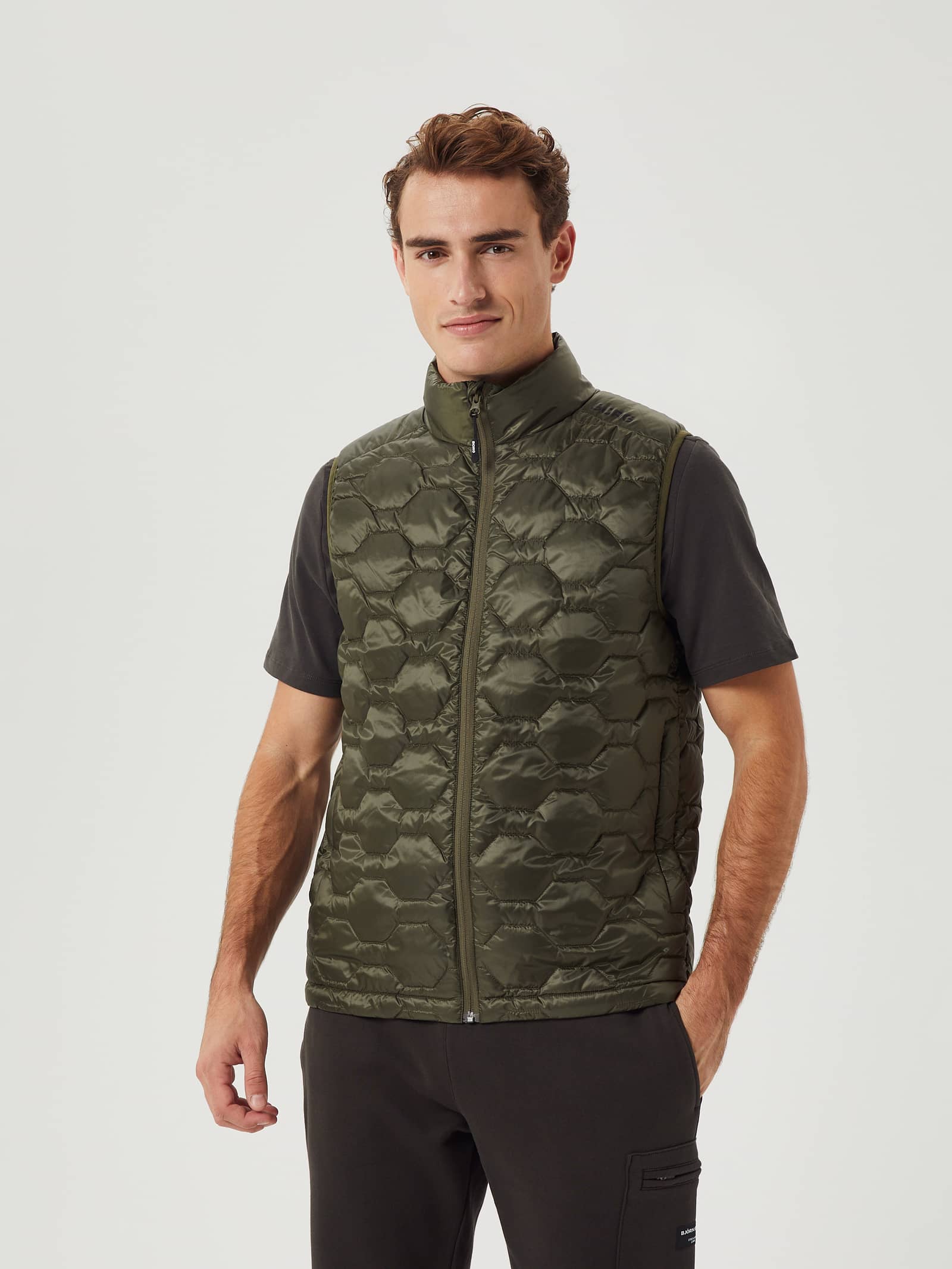Björn Borg - Borg Down Liner Vest Olive Night - Image 1
