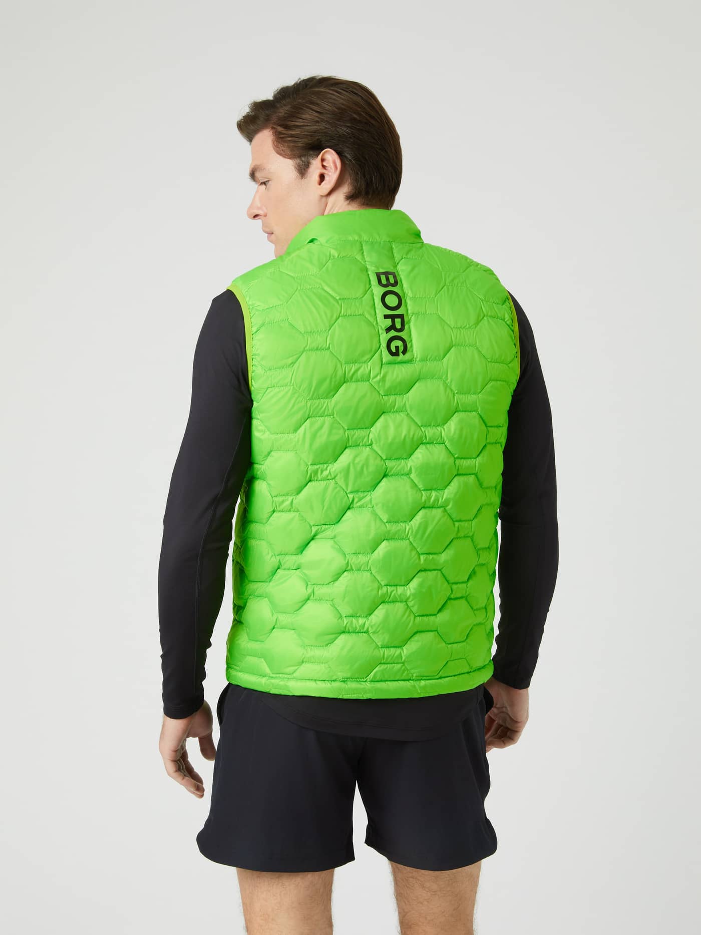 Björn Borg - Borg Down Liner Vest Green Flash - Image 3