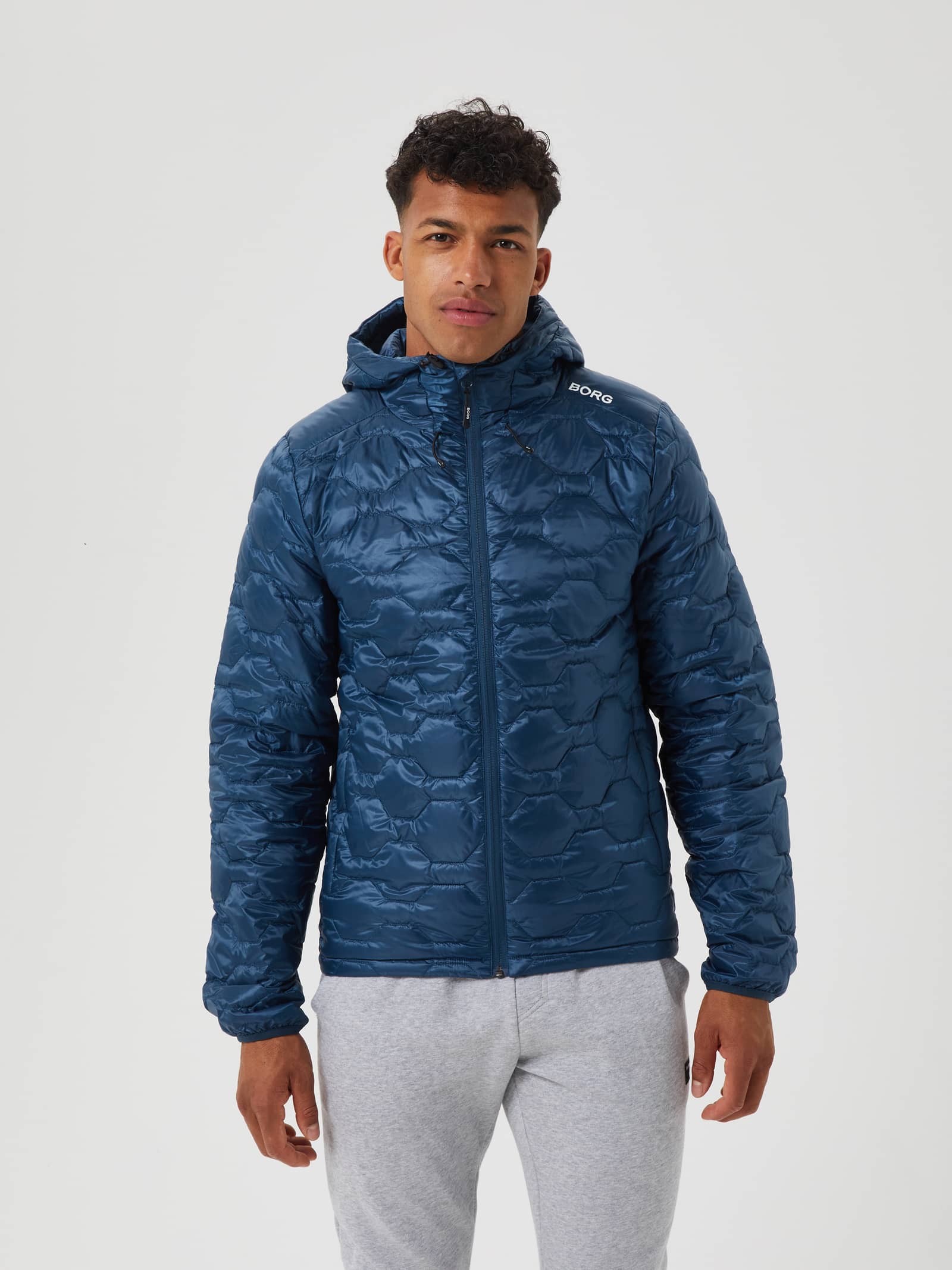Björn Borg - Borg Down Liner Jacket Blue Wing Teal Herr - Image 1
