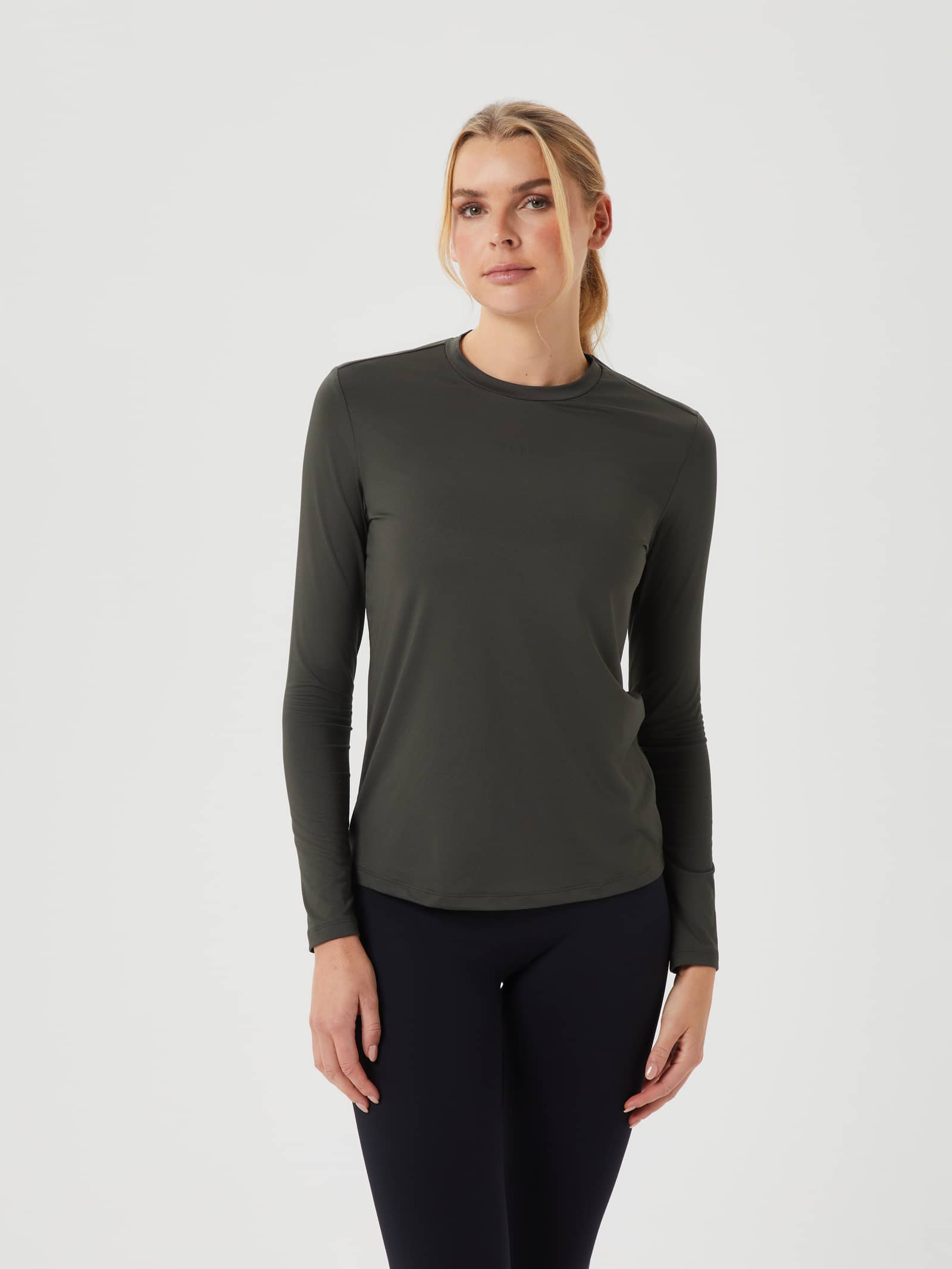 Björn Borg - Borg Long Sleeve T-Shirt Peat Women - Image 1