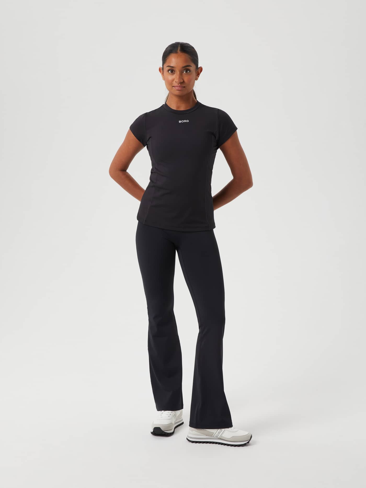 Björn Borg - Borg Reform Slim T-Shirt Black Beauty - Image 3