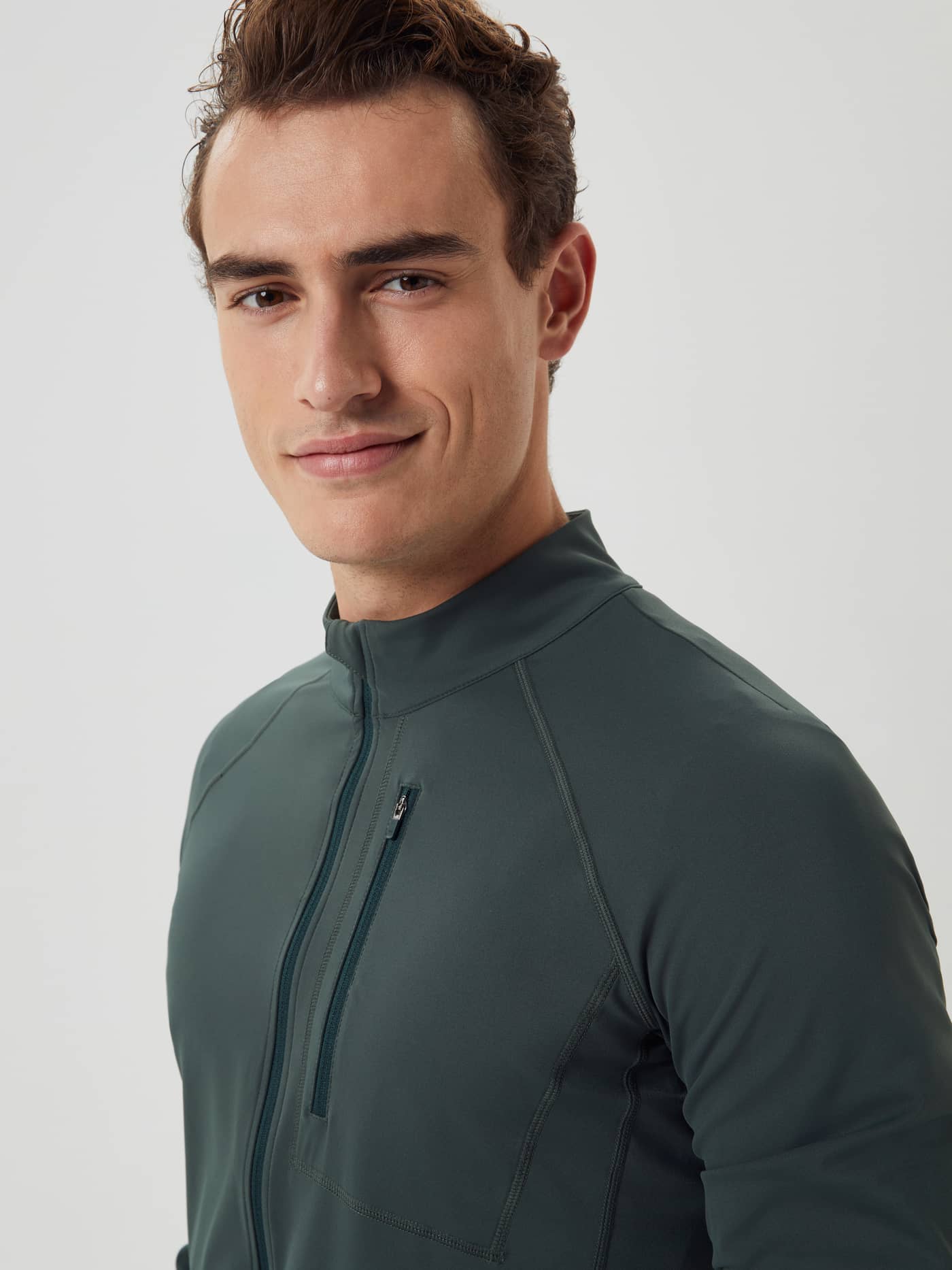 Björn Borg - Borg Training Midlayer Jacket Green Gables Men - Image 5