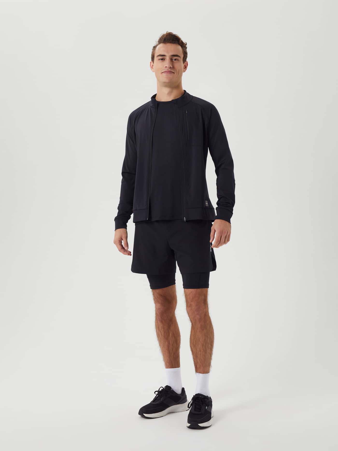 Björn Borg - Borg Training Midlayer Jacket Black Beauty Men - Image 3