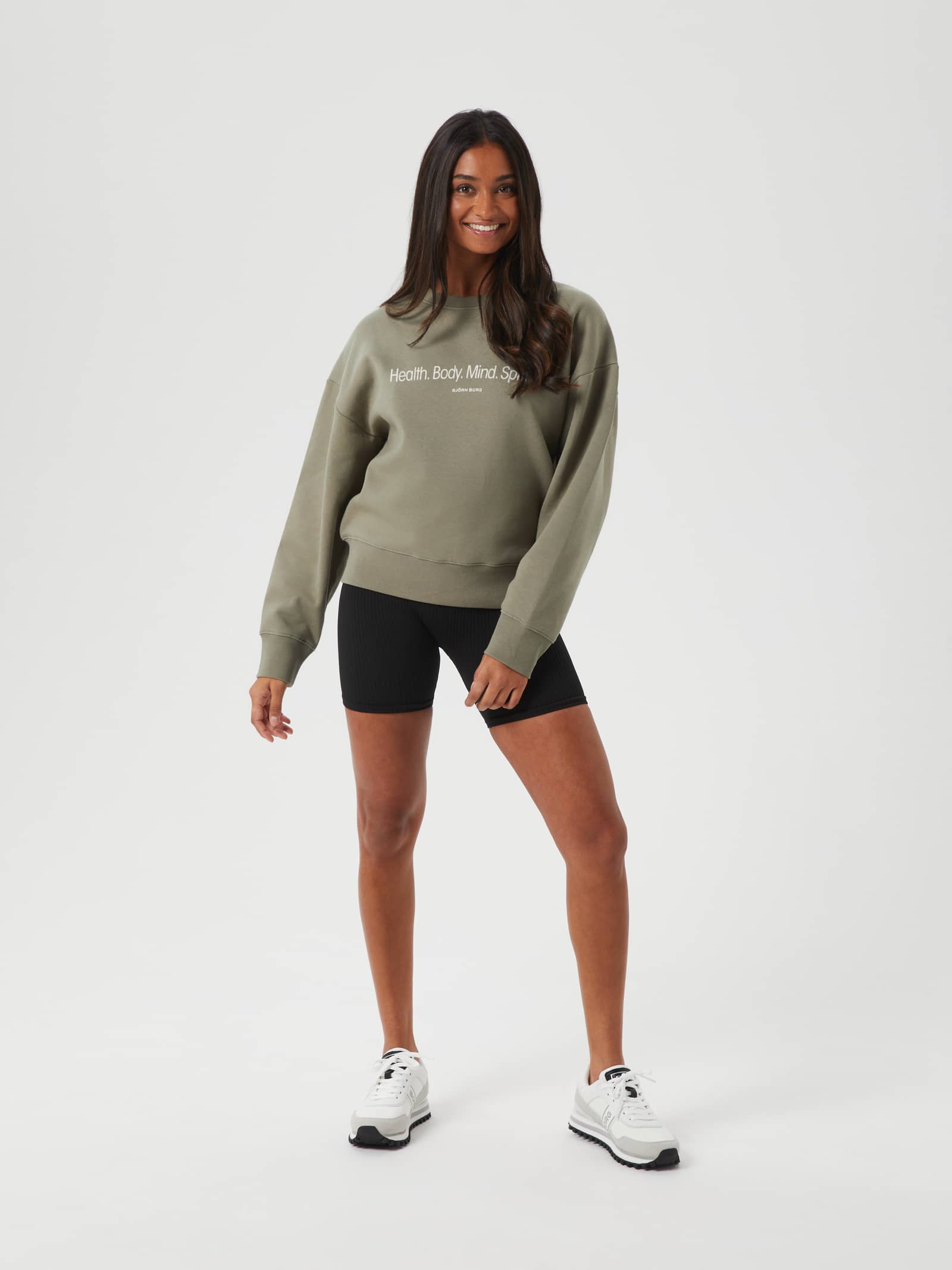 Björn Borg - Borg Boyfriend Crew Vetiver Dam - Image 1