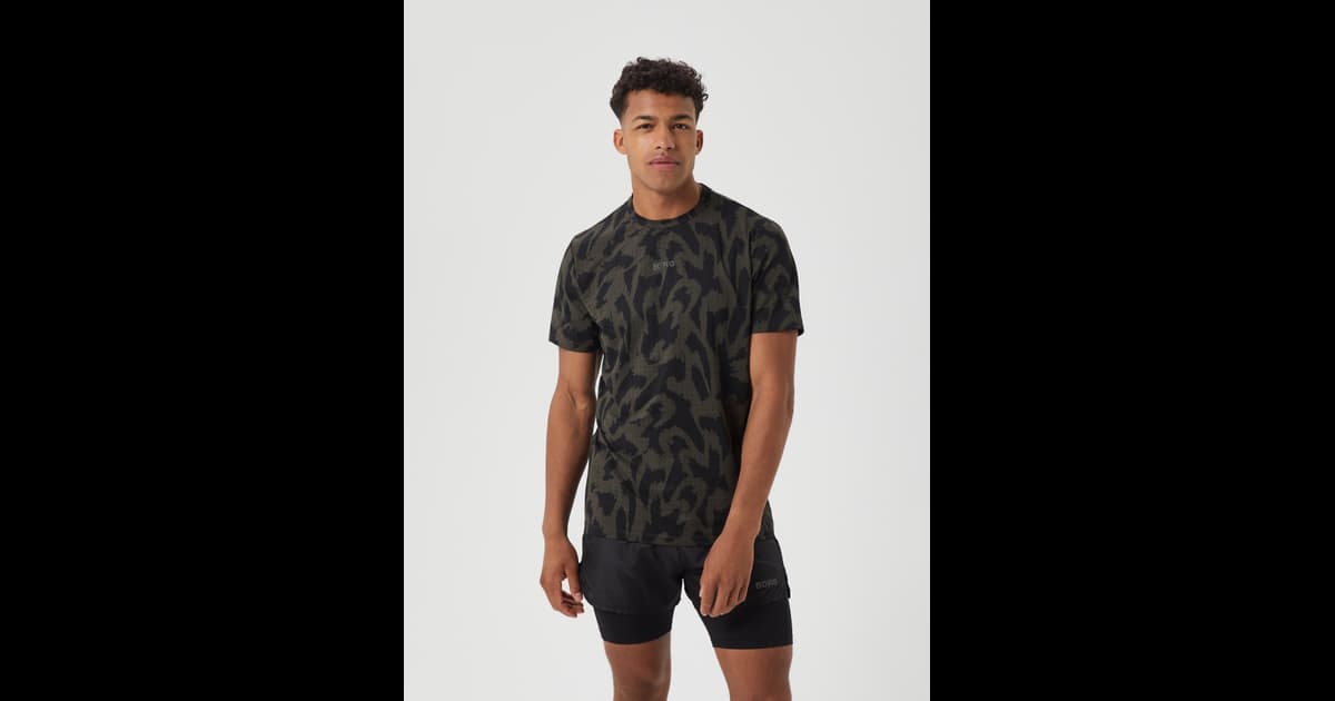 Björn Borg Borg Running Perforated T-Shirt med perforeret stof og reflekterende detaljer