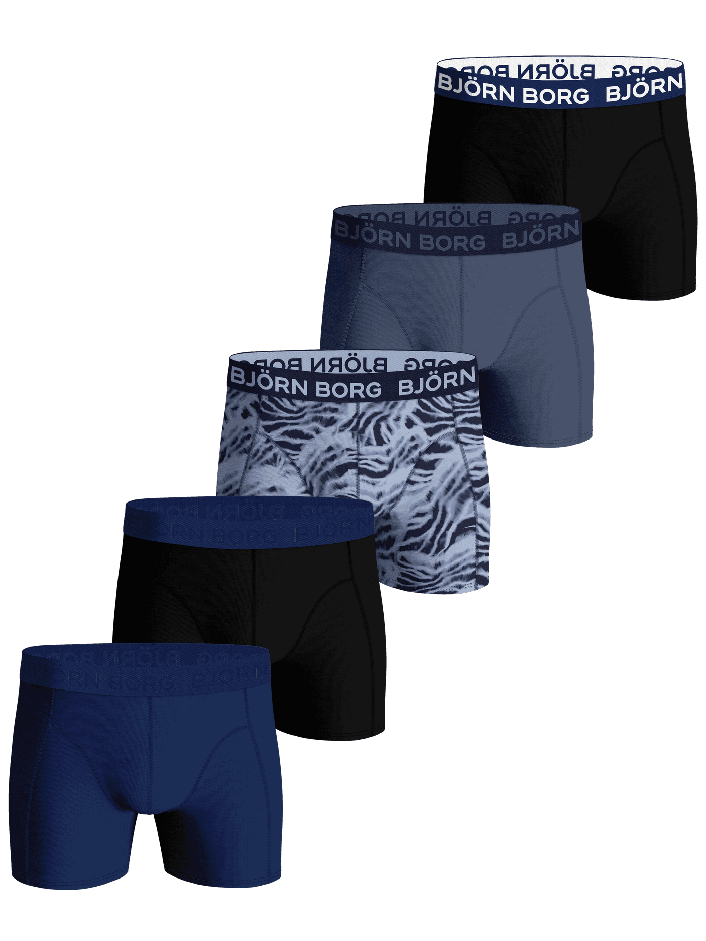 Björn Borg - Cotton Stretch Boxer 5-pack Multi Men - Image 1