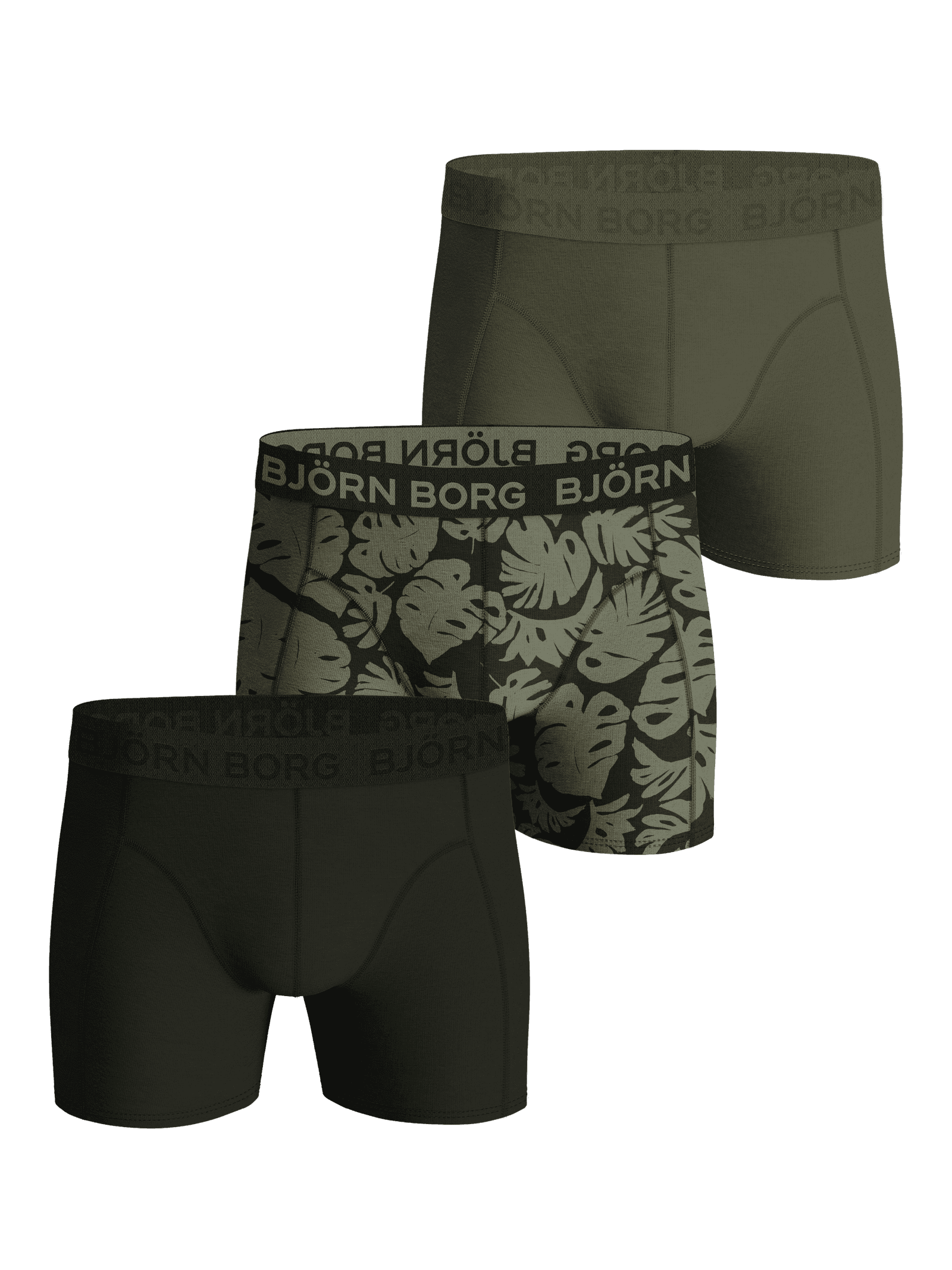Björn Borg - Cotton Stretch Boxer 3-pack Multi Herr - Image 1
