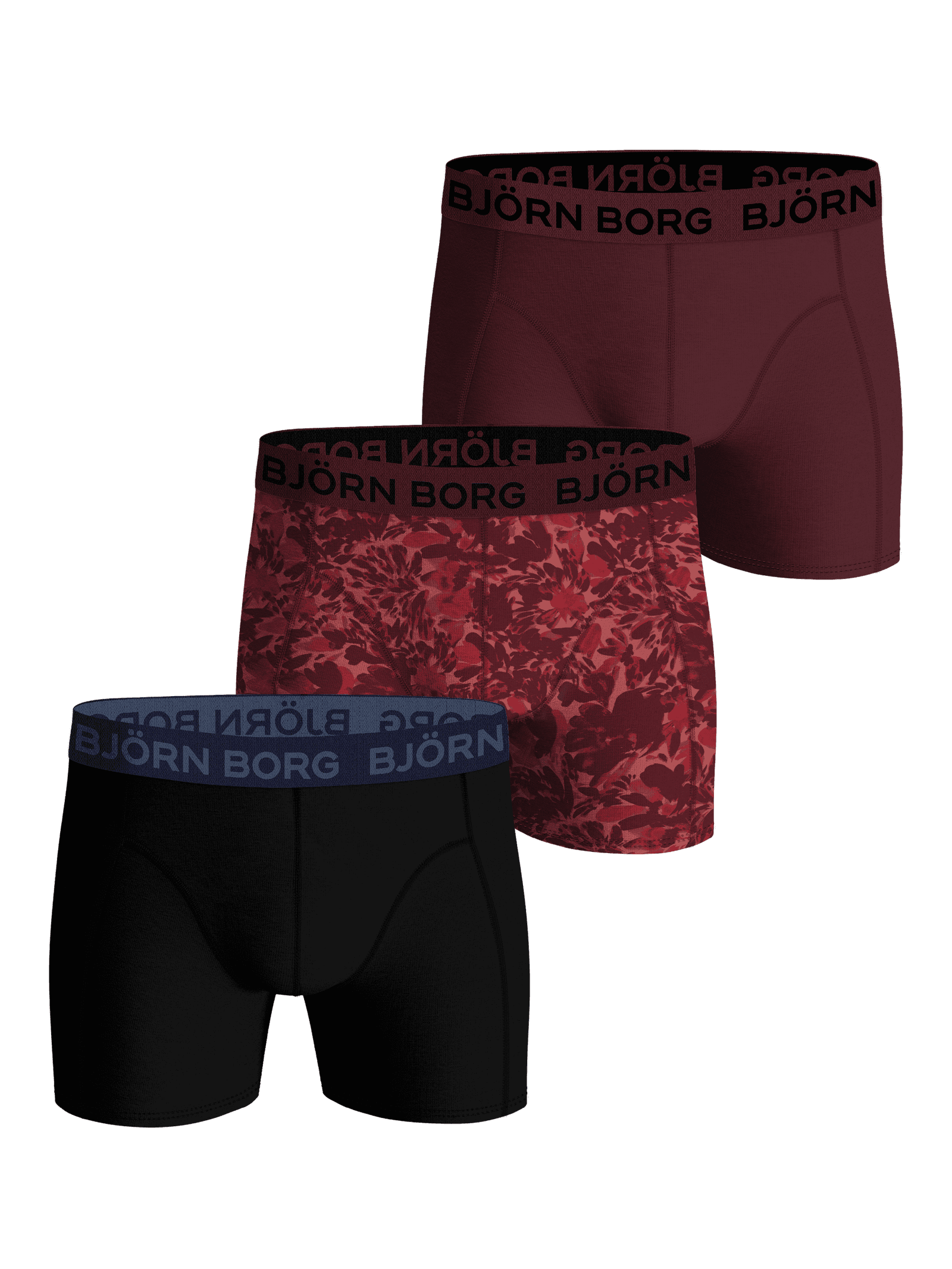 Björn Borg - Cotton Stretch Boxer 3-pack Multi Men - Image 1
