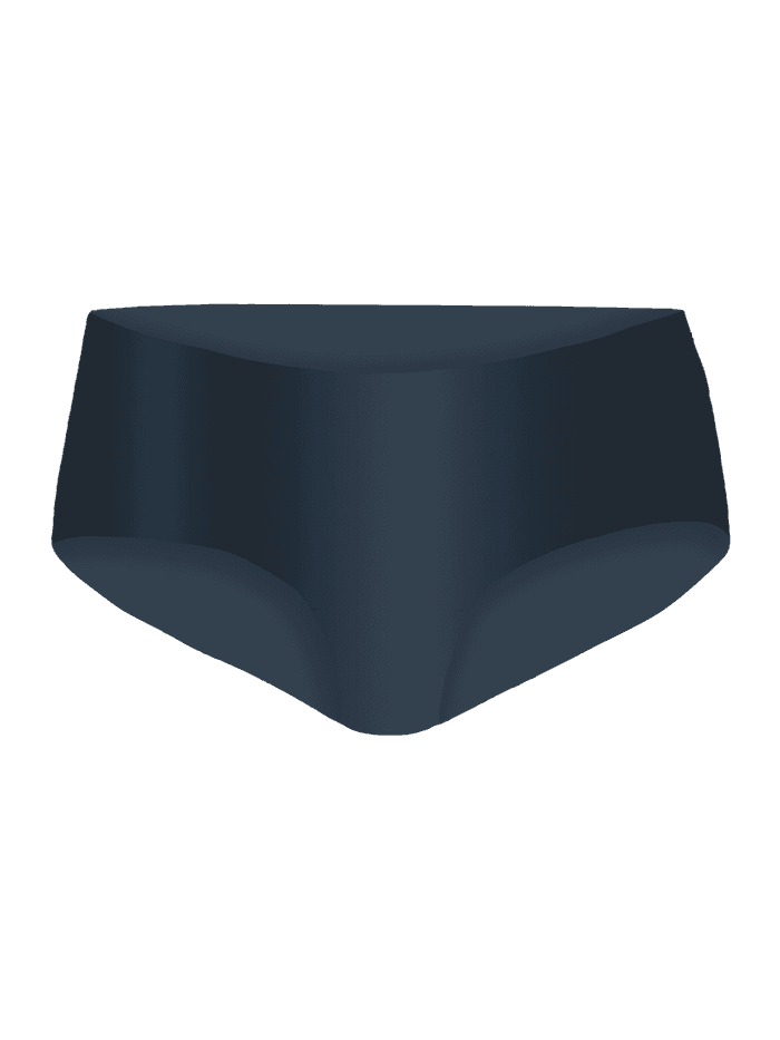 Front view of the navy Björn Borg Performance Hipster 3-pack for training with a sleek fit, laser-cut edges, and black logo. - Image 4