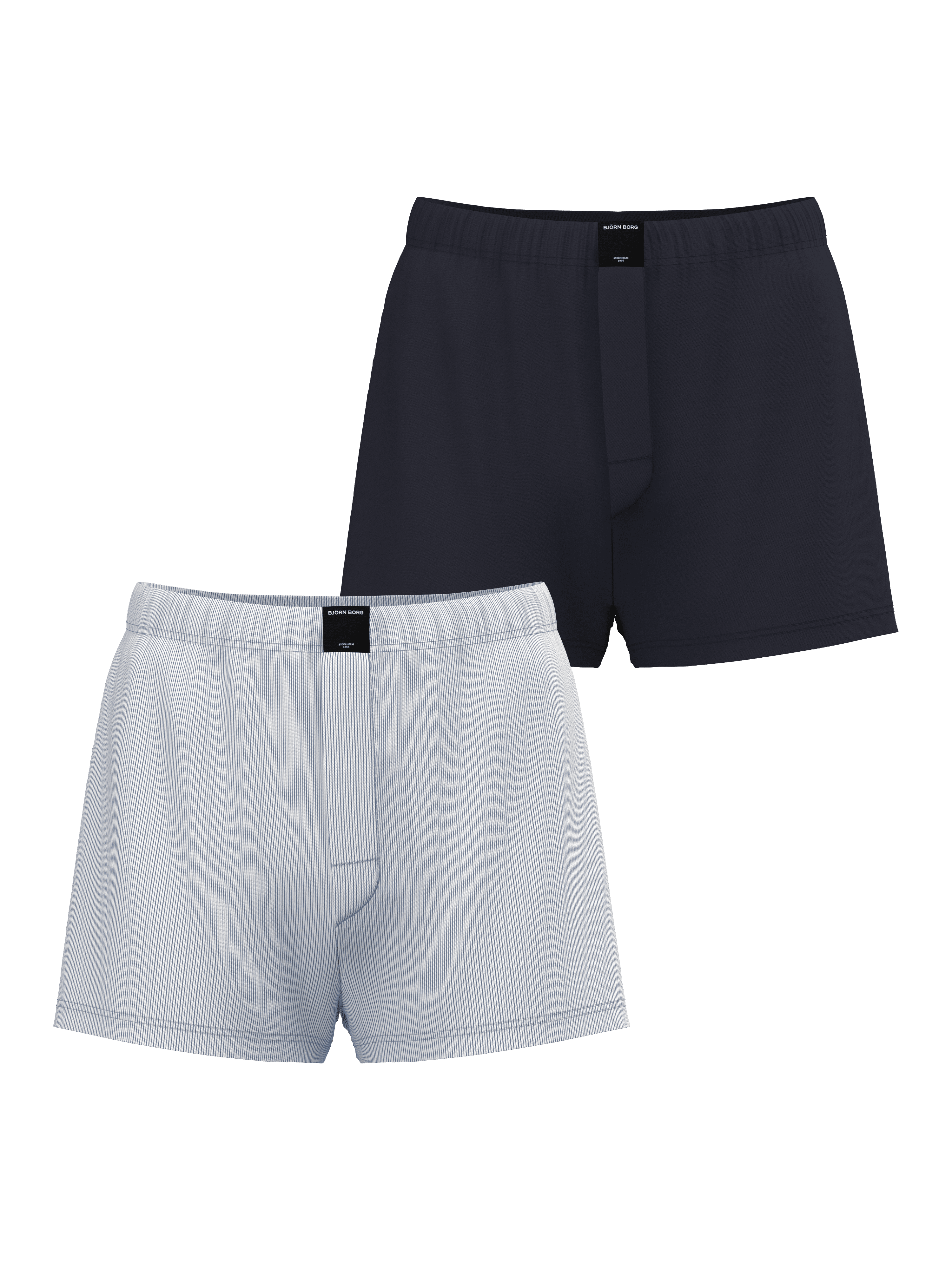 Cotton Stretch Woven Boxer Shorts 2-pack - Men - Multi | Björn Borg