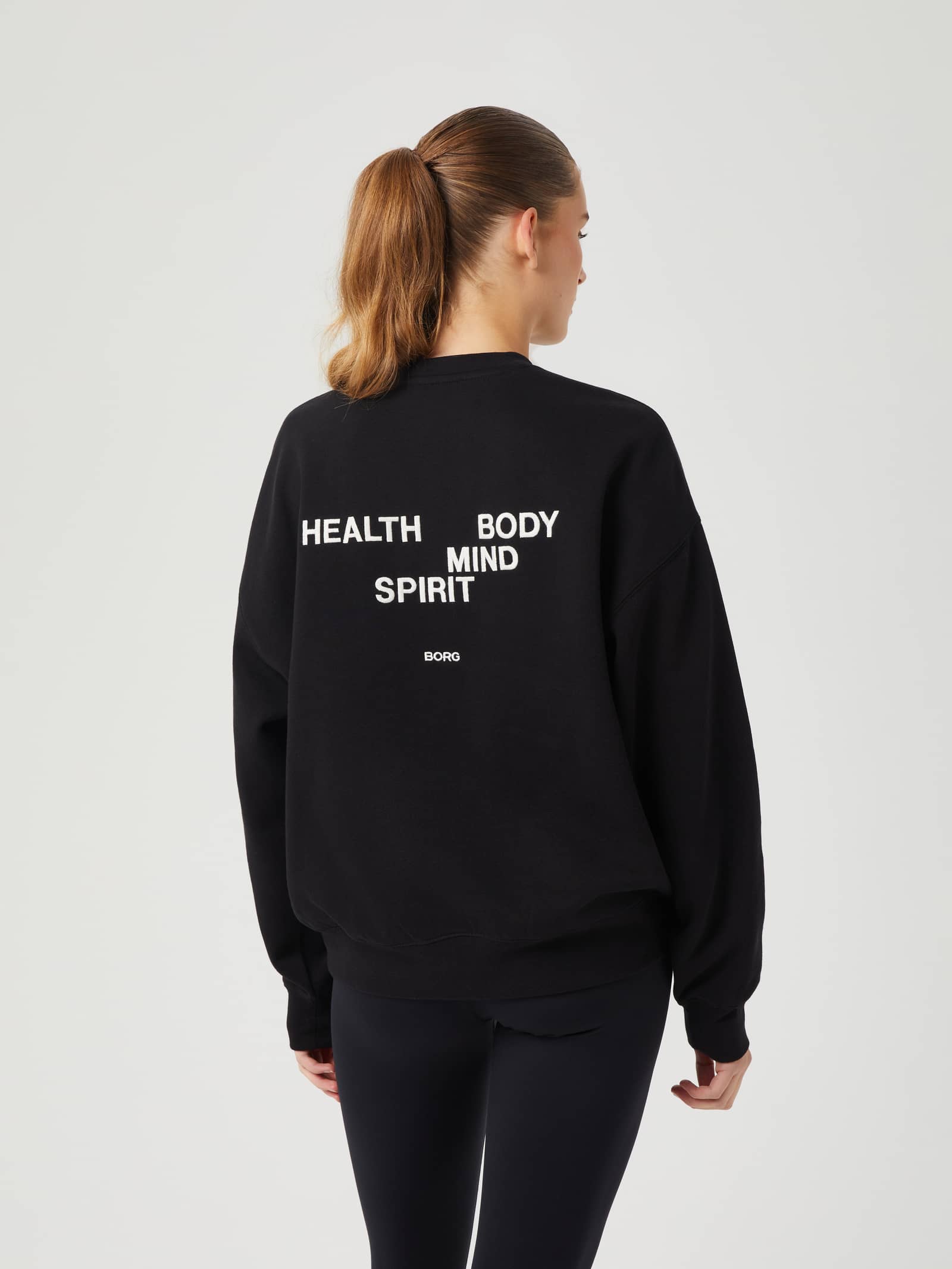 Björn Borg - Studio Oversized Crew Black Beauty Dam - Image 1