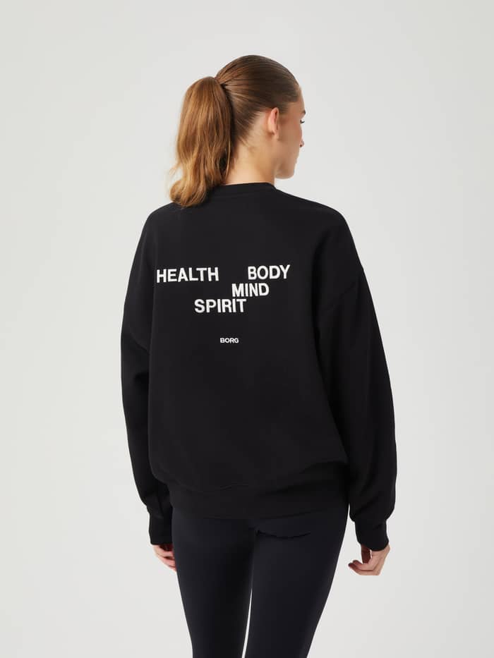 Björn Borg - Studio Oversized Crew Black Beauty