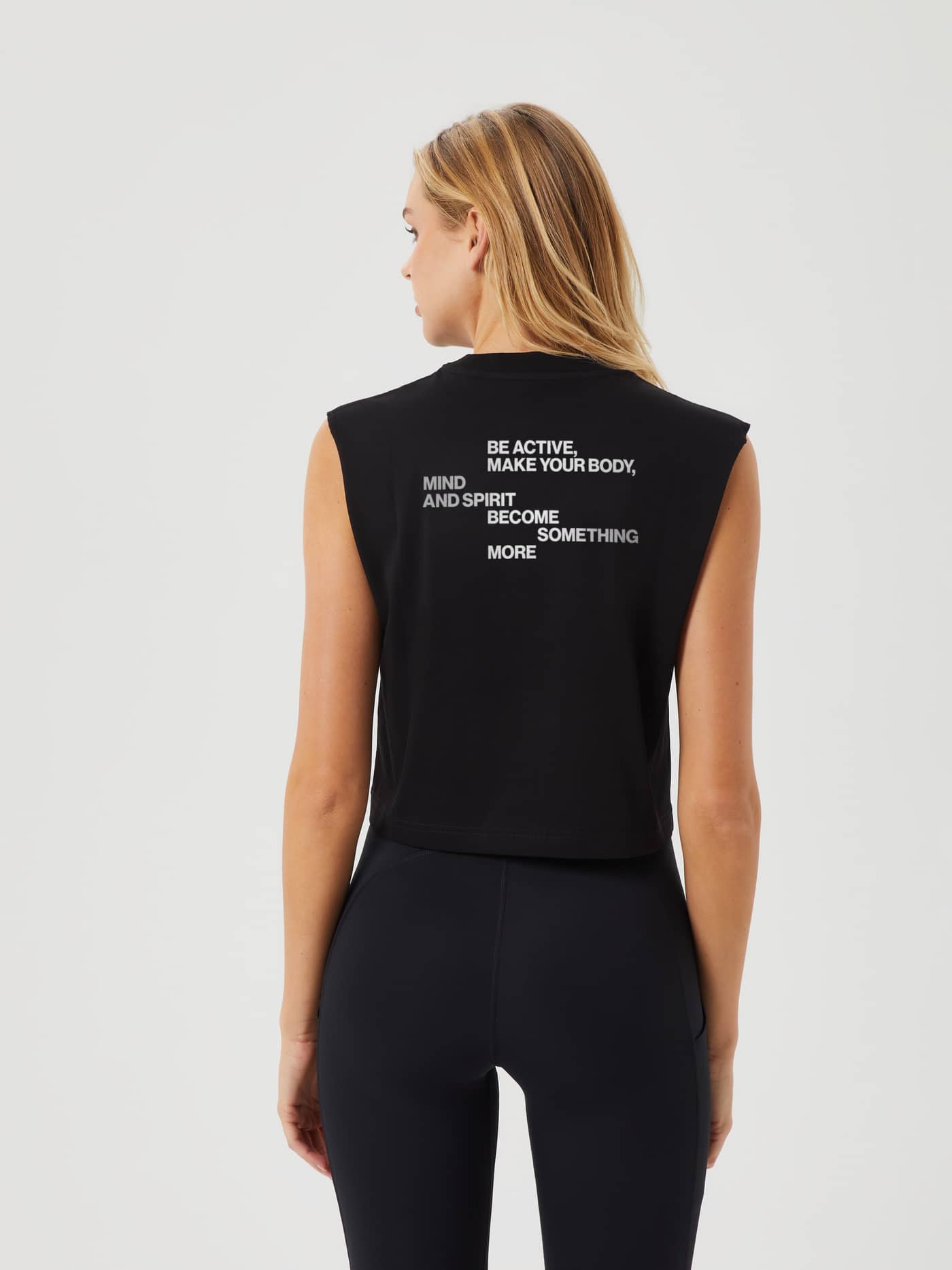 Björn Borg - Borg Cropped Tank Black Beauty Women - Image 2