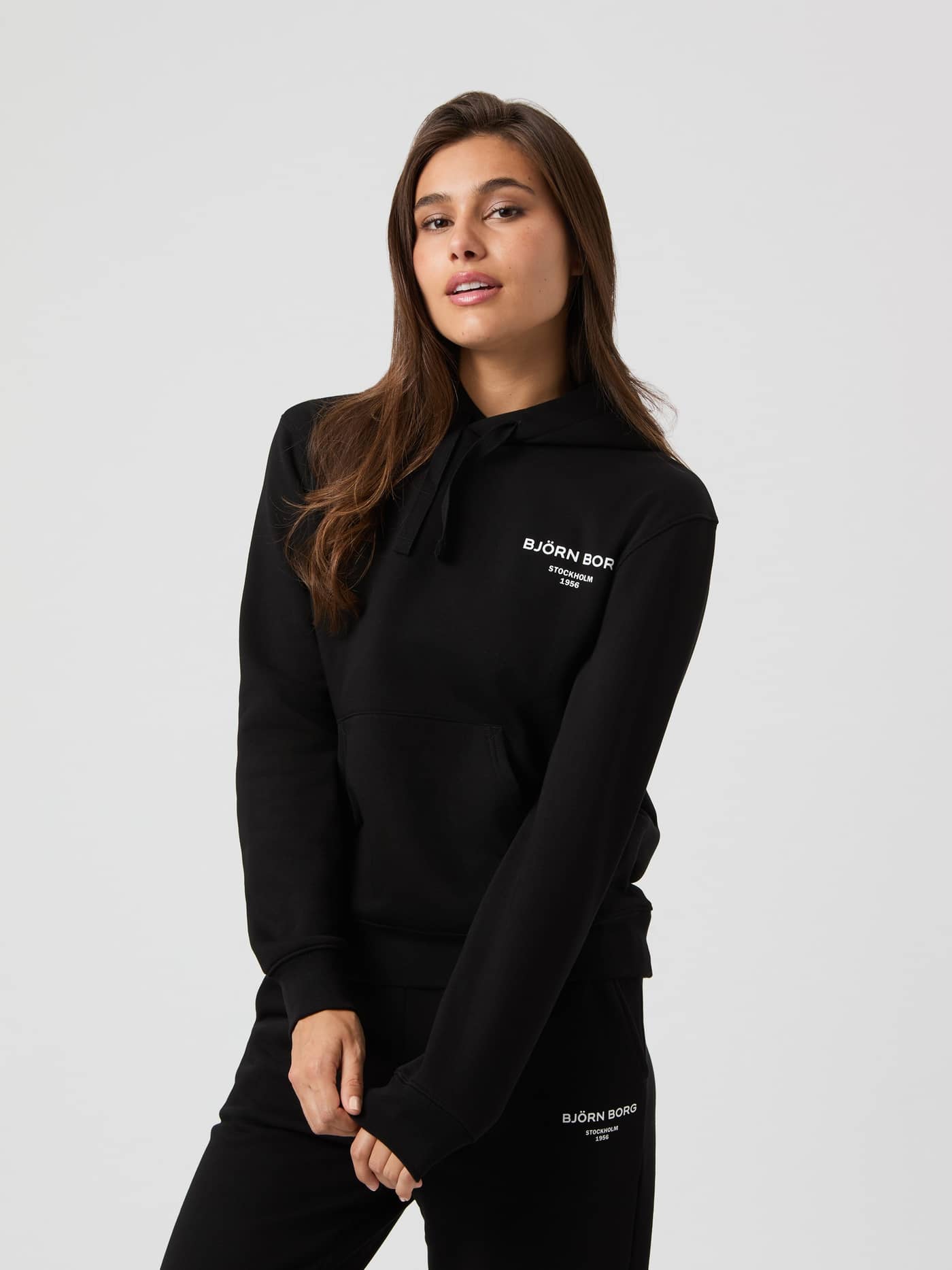 Björn Borg - Borg Essential Hoodie Black Beauty - Image 1