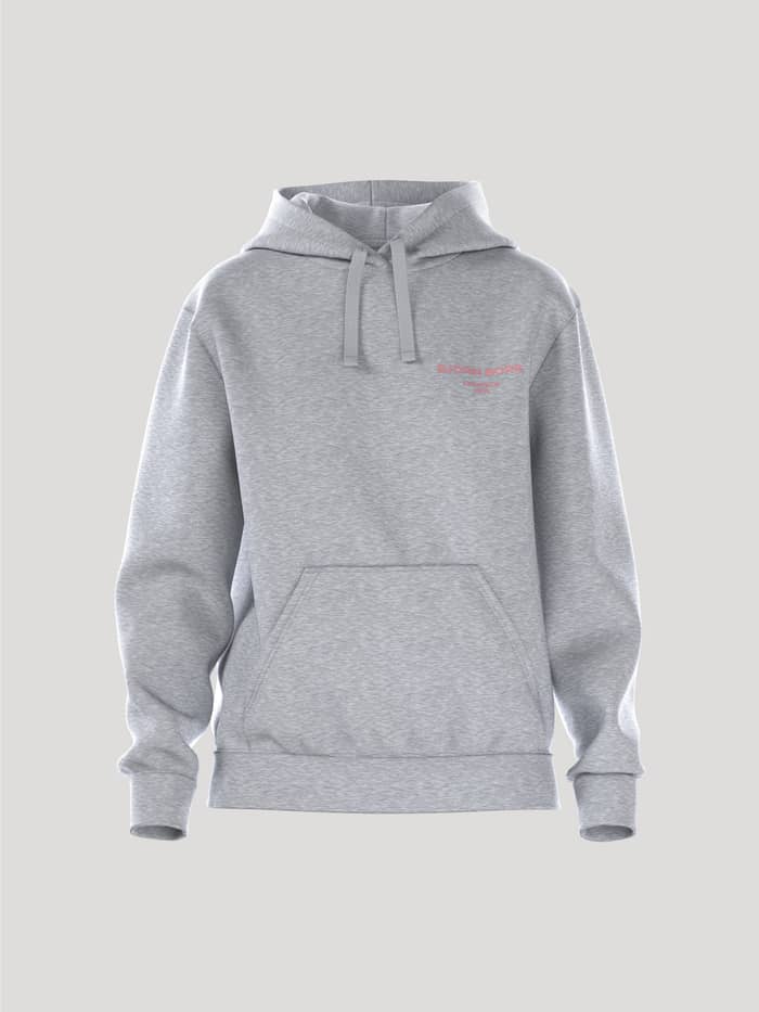 Björn Borg - Borg Essential 1 Hoodie Light Grey Melange