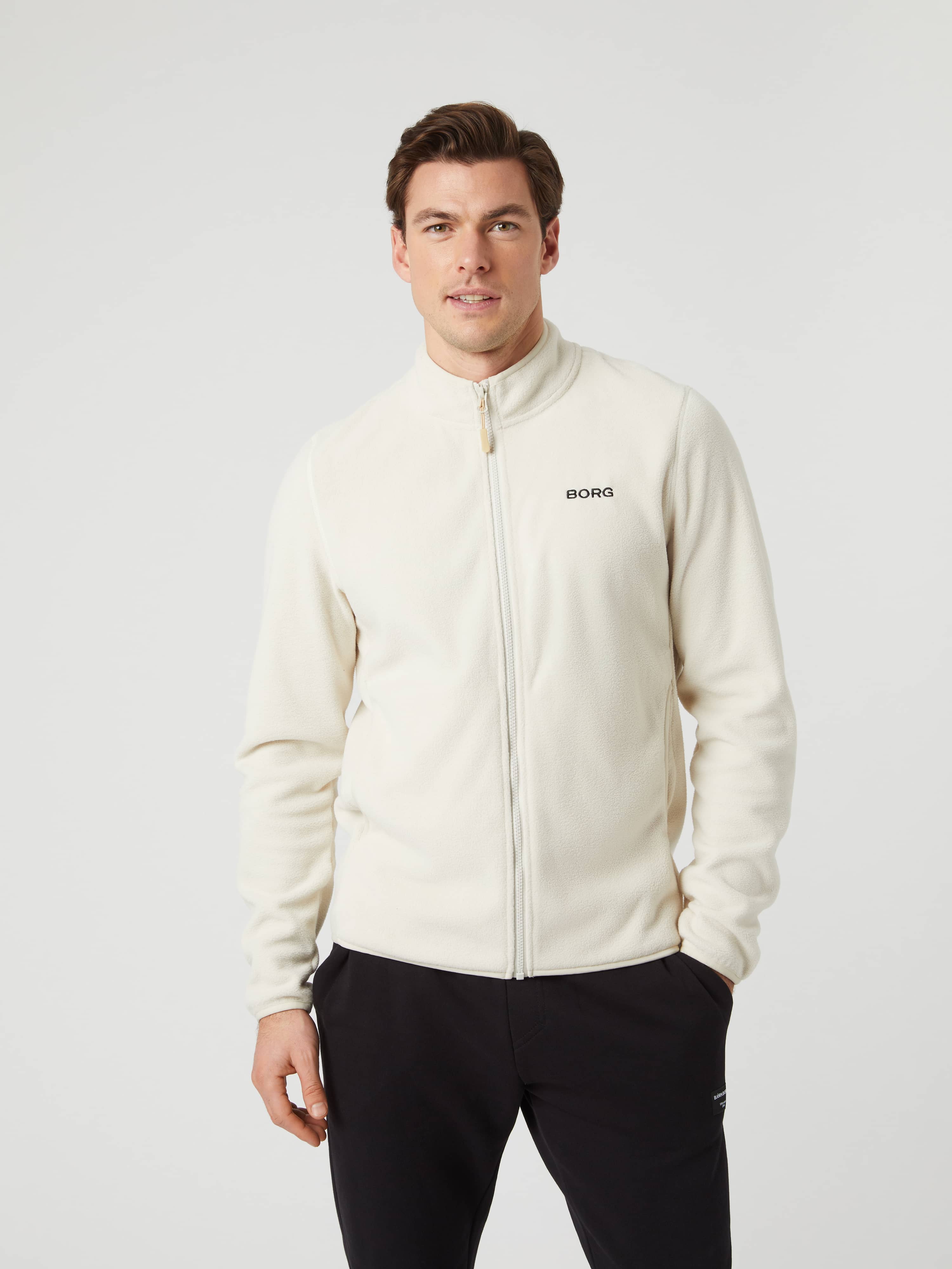 ★海外ブランド★ Björn Borg テニスウエア ジャケット XLサイズ Borg Full Zip Fleece - Men - Silver Birch | Björn Borg