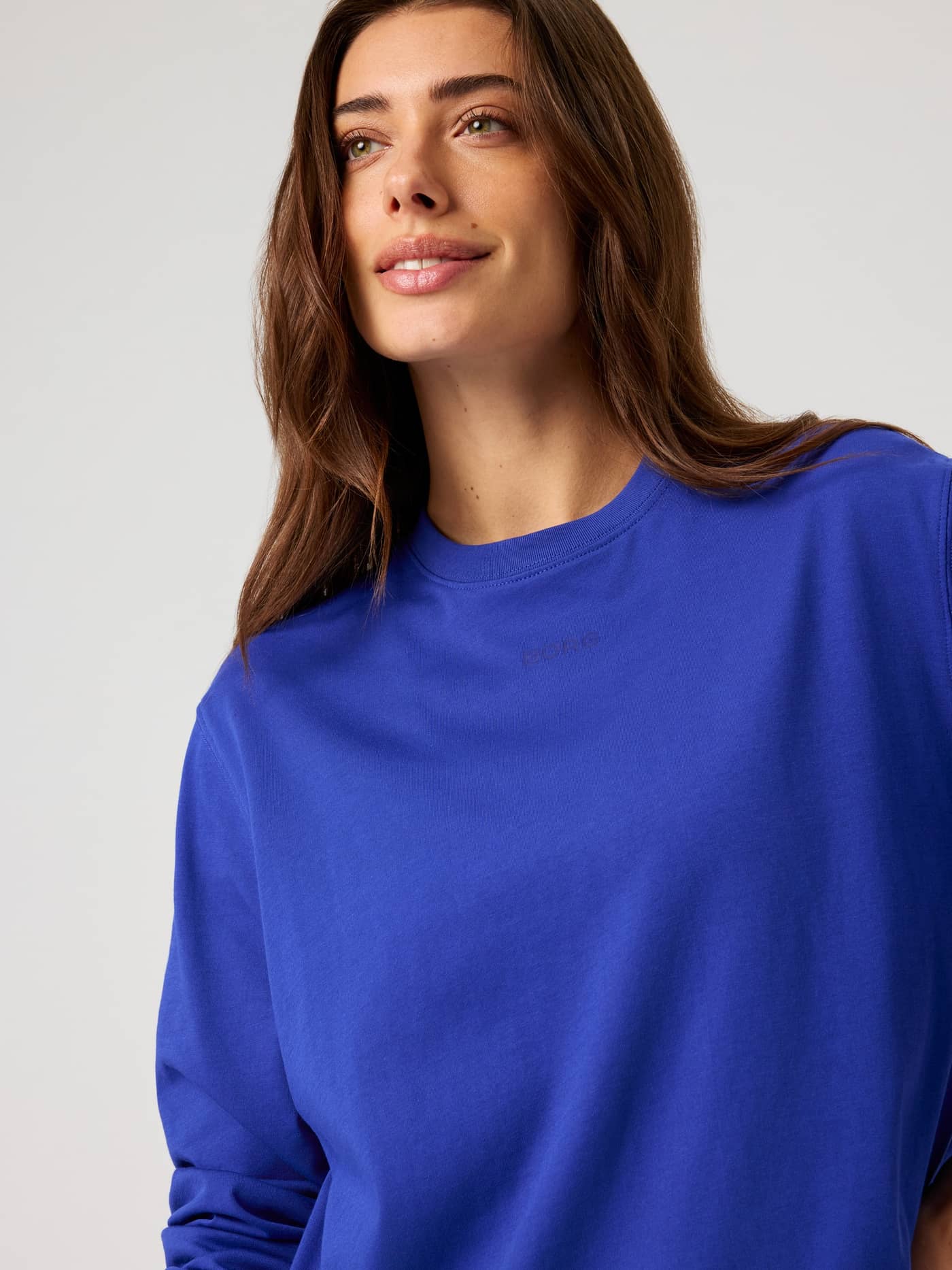 Björn Borg - Studio Oversized Longsleeve T-Shirt Clematis Blue Women - Image 4