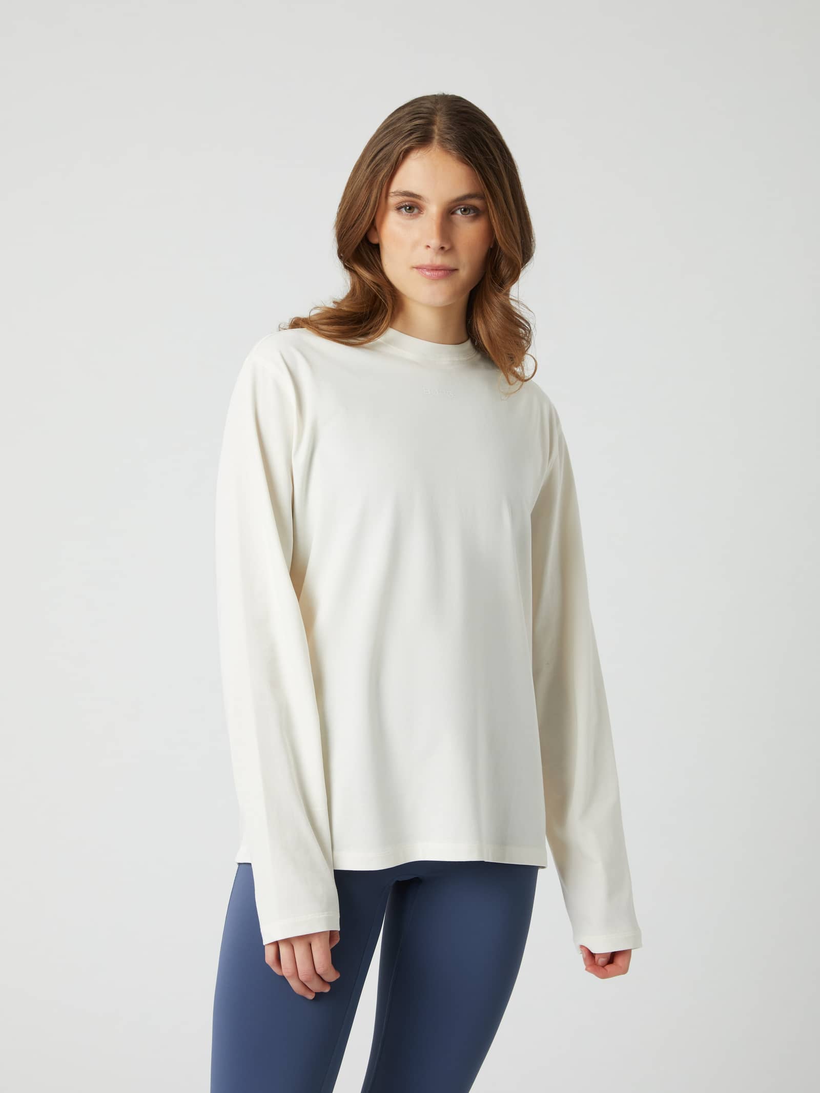 Björn Borg - Studio Longsleeve T-Shirt Egret Dam - Image 1