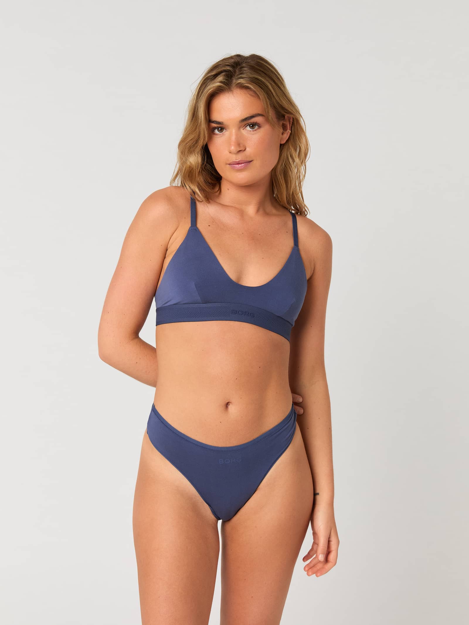 Björn Borg - Core Lyocell Thong 1-pack Nightshadow Blue Dam - Image 1