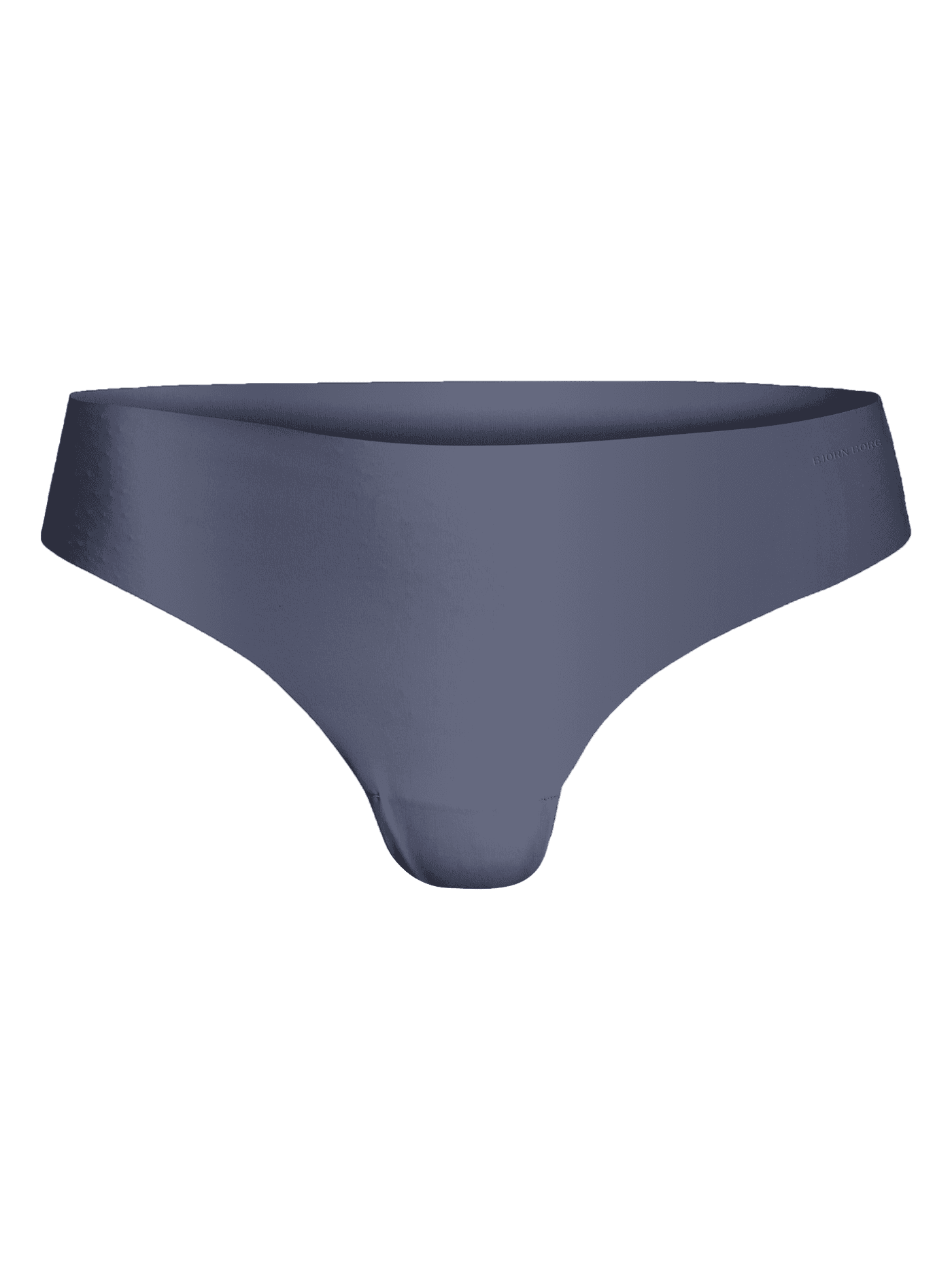 Vorderansicht des blauen Performance Thong 3-pack mit nahtlosen lasergeschnittenen Kanten für optimalen Sitz beim Training. - Image 4