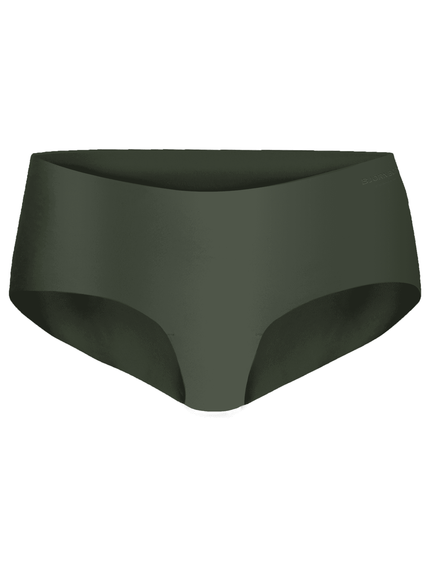 Performance Hipster 3-pack de Björn Borg en verde con bordes cortados con láser y logo tonal para entrenamiento. - Image 4