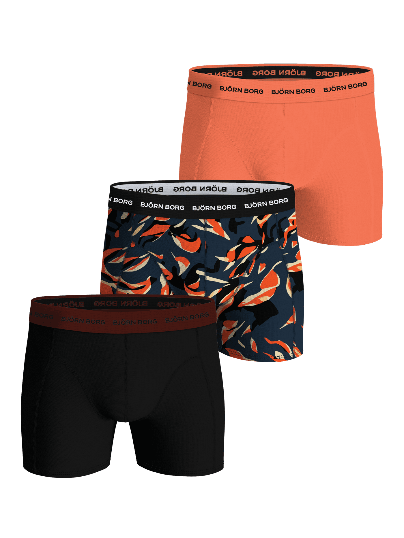 Björn Borg - Cotton Stretch Boxer 3-pack Multi Herr - Image 1