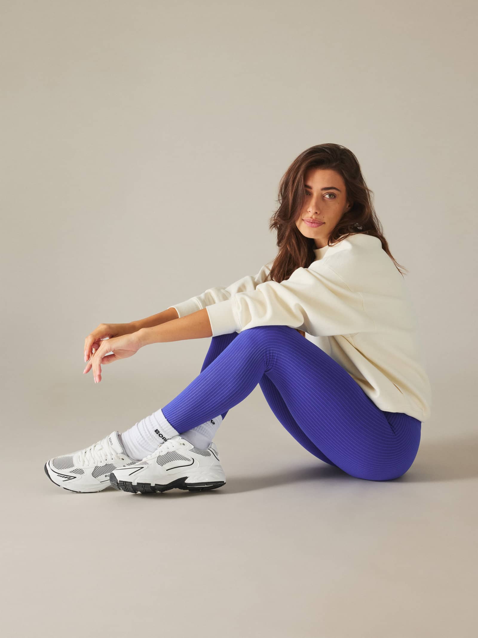 Björn Borg - Studio Seamless Ribbed Tights Clematis Blue Women - Image 1