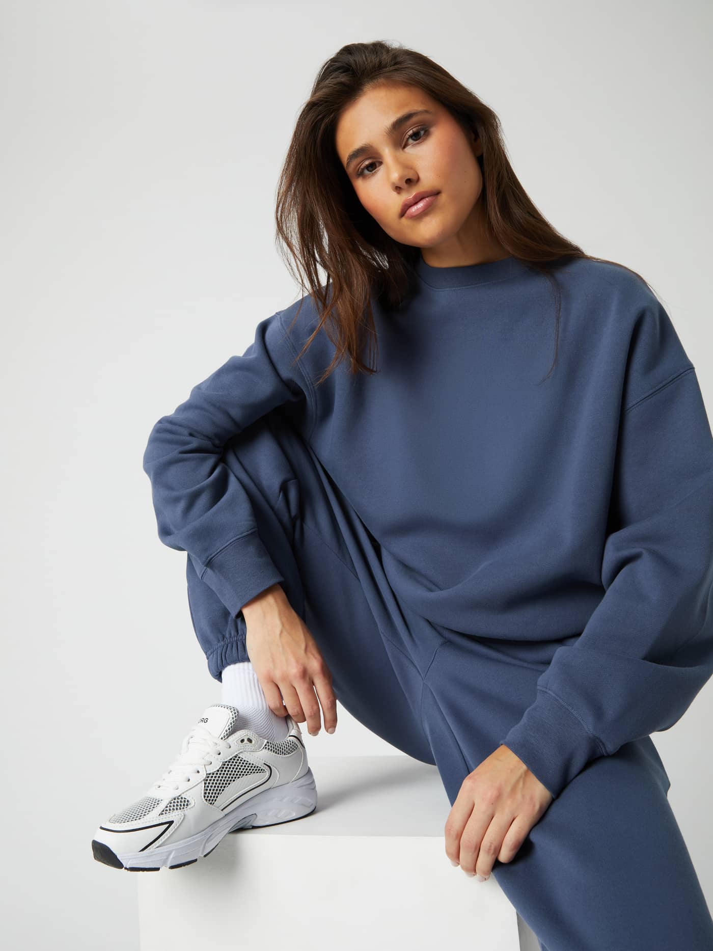 Björn Borg - Studio Oversized Crew Nightshadow Blue Women - Image 1