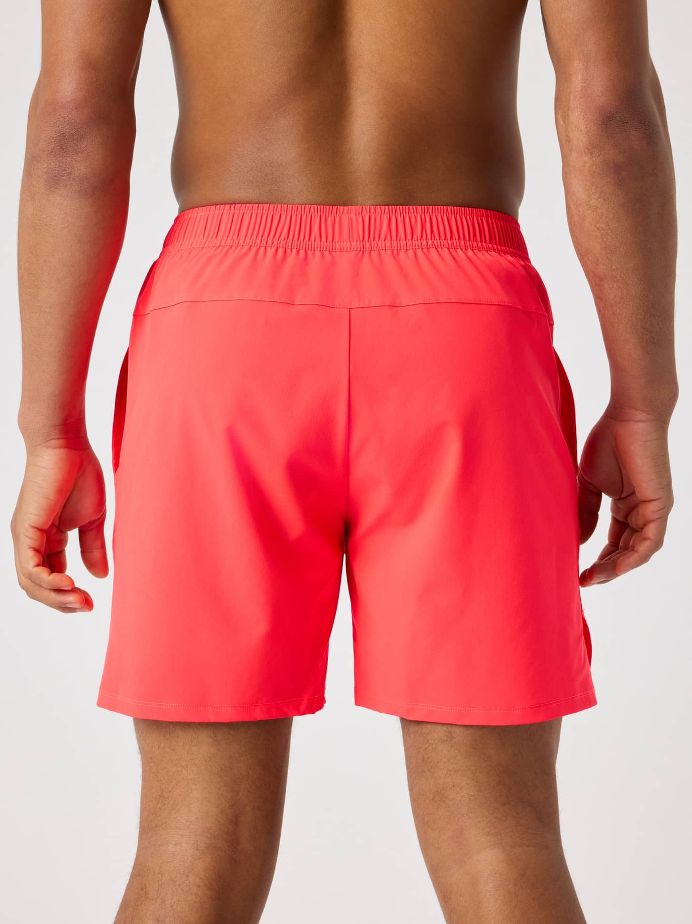 Back view of the Björn Borg Ace Racquet Shorts 7 Inch in Diva Pink (Pink), stylish and functional performance tennis shorts. - Image 2
