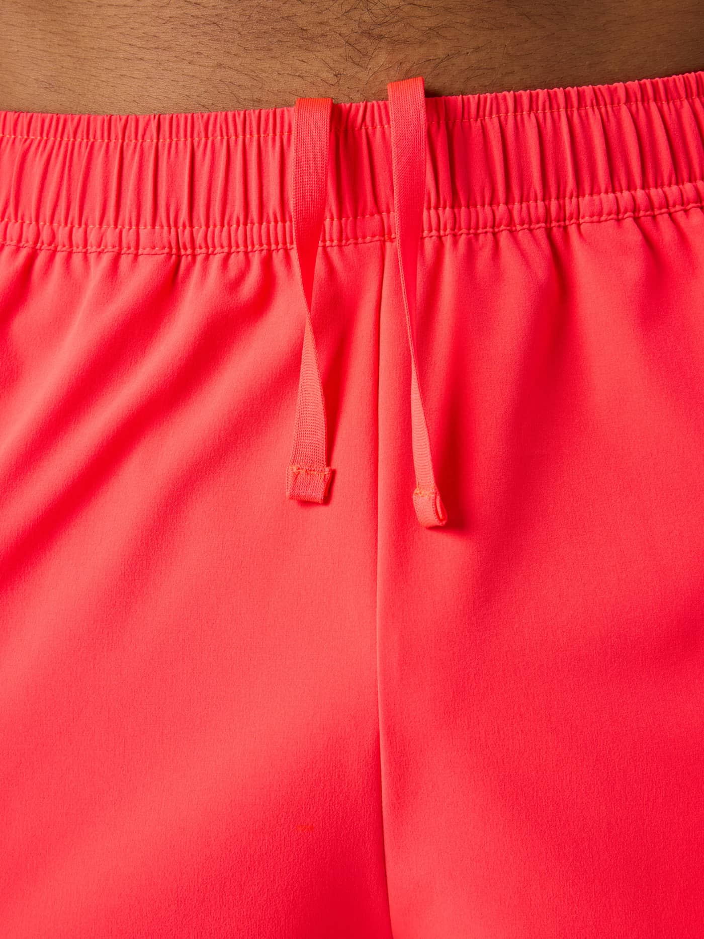 Detailed close-up of the functional drawstring on the Diva Pink (Pink) Ace Racquet Shorts 7 Inch for tennis performance. - Image 5