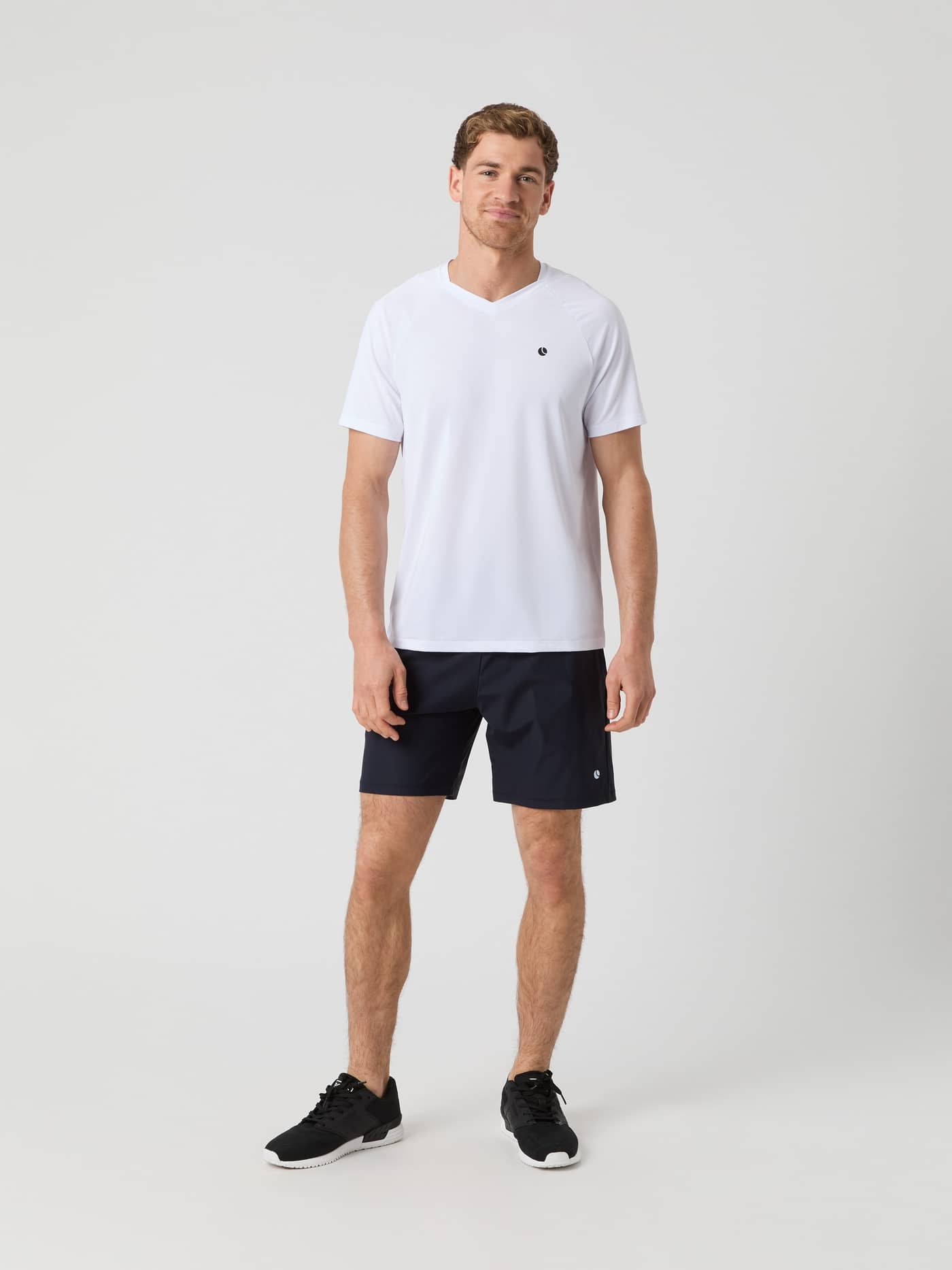 Björn Borg - Ace V-Neck T-Shirt Brilliant White Men - Image 3