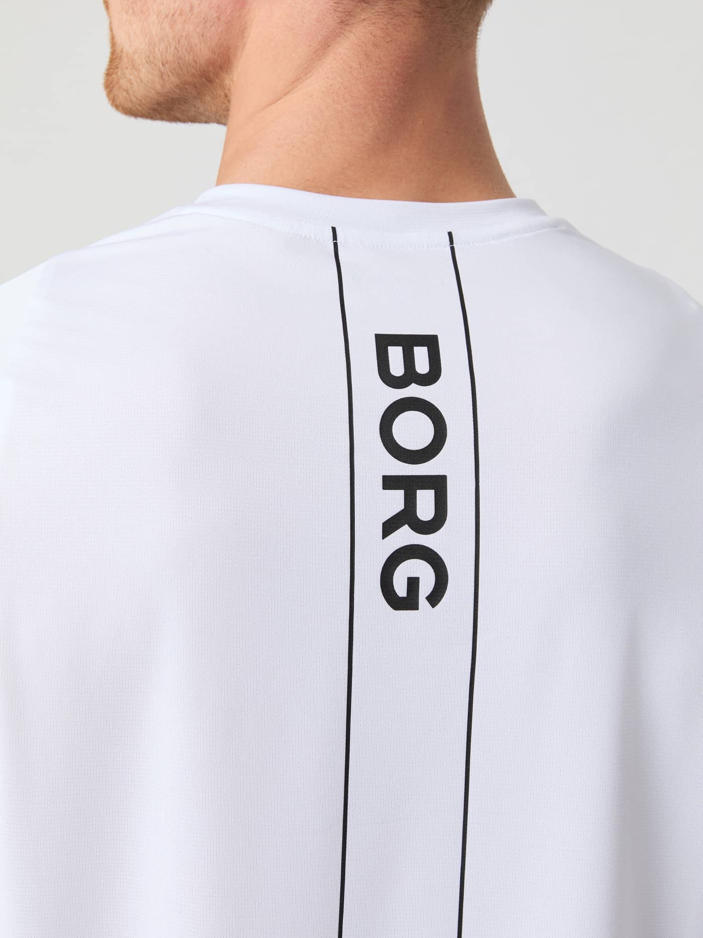 Björn Borg - Ace V-Neck T-Shirt Brilliant White Men - Image 4