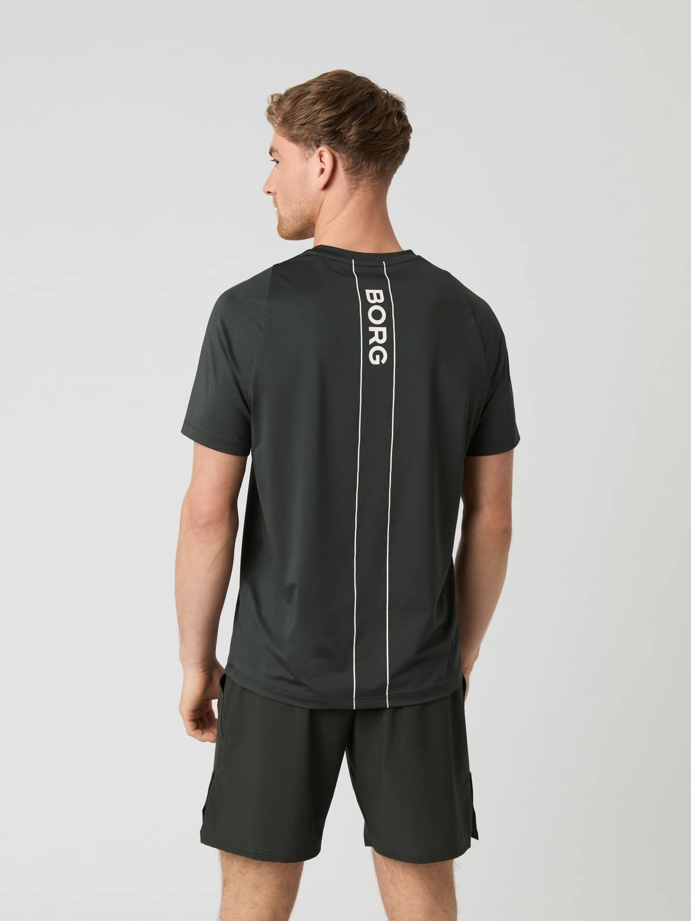Björn Borg - Ace V-Neck T-Shirt Peat Men - Image 2