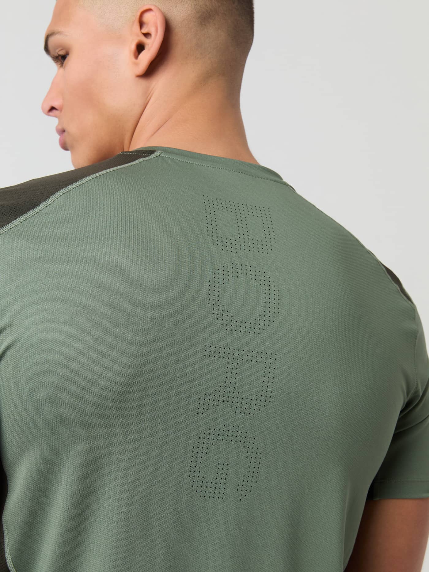 Björn Borg - Ace Mesh Panel T-Shirt Agave Green Herr - Image 4