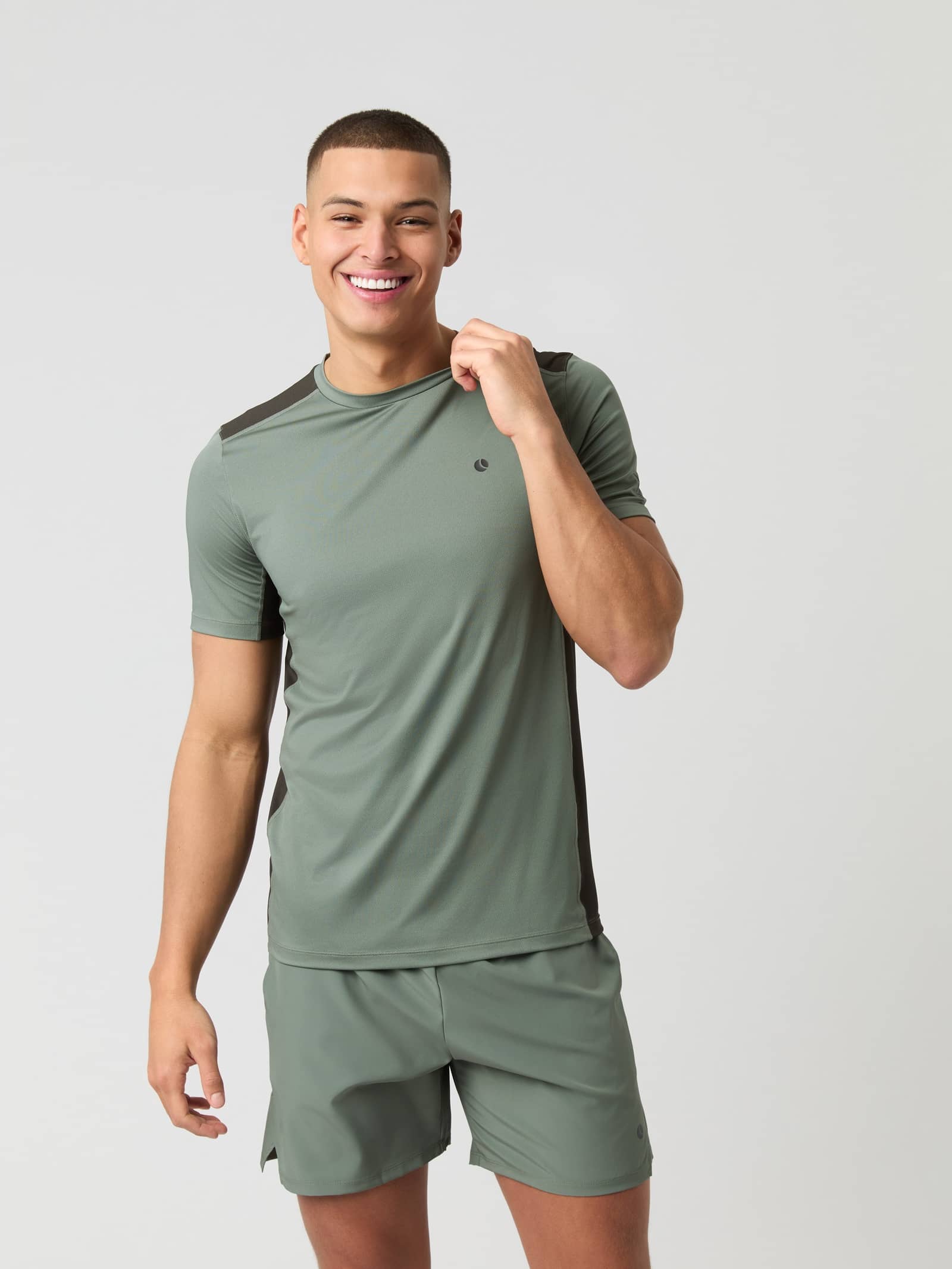 Björn Borg - Ace Mesh Panel T-Shirt Agave Green Men - Image 1