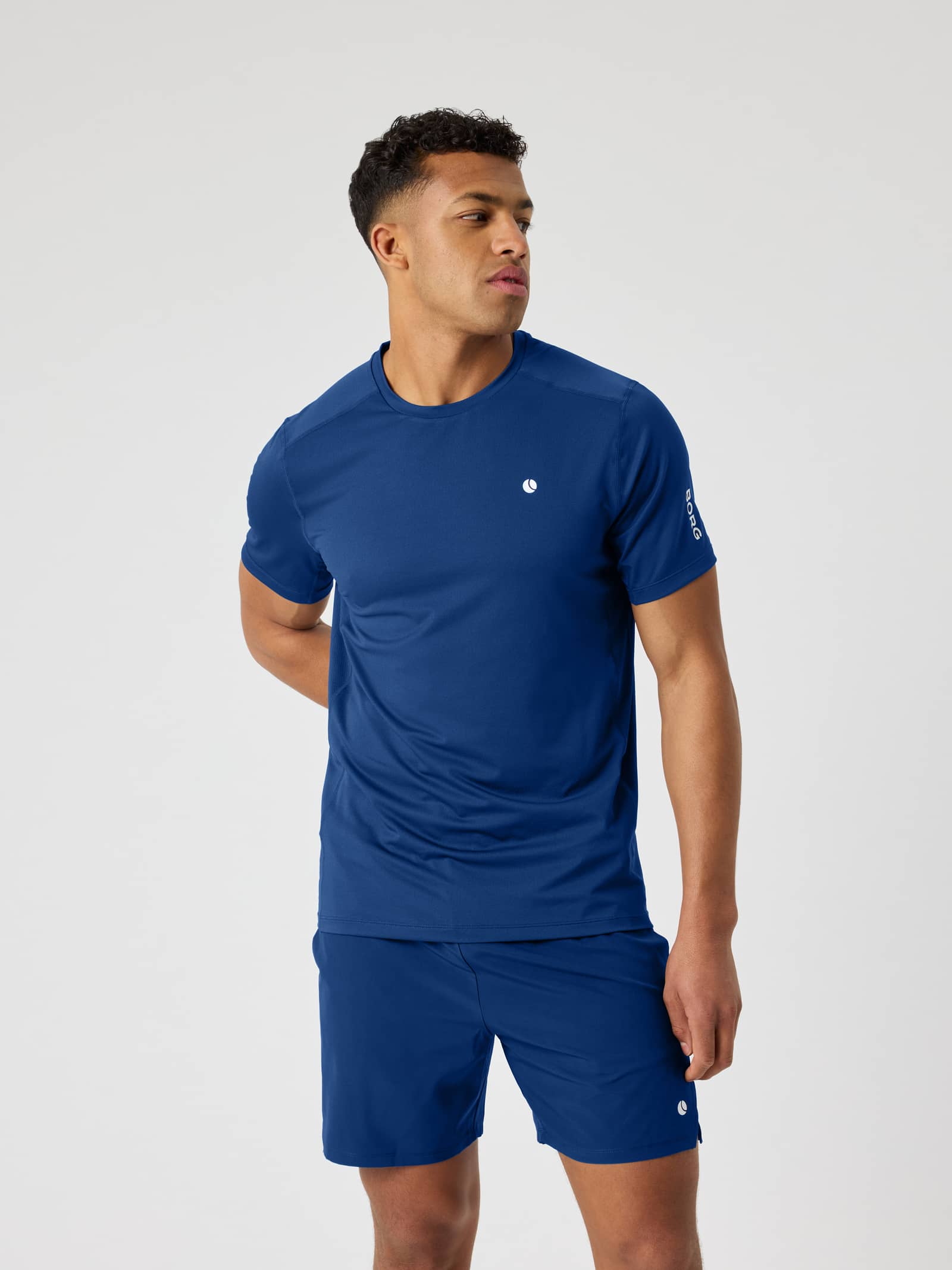 Björn Borg - Ace Mesh Panel T-Shirt Estate Blue Men - Image 1