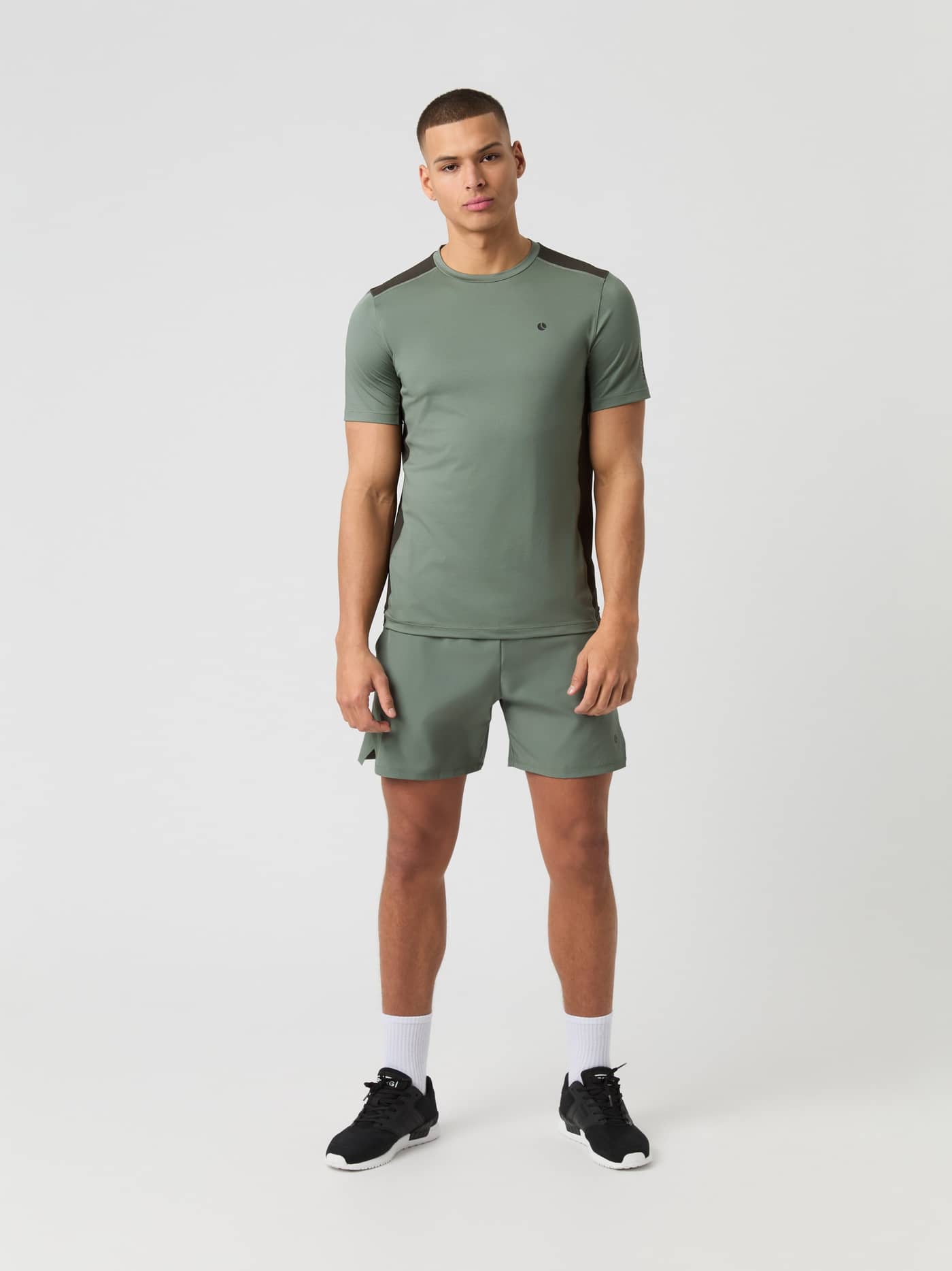 Björn Borg - Ace Mesh Panel T-Shirt Agave Green Herr - Image 3