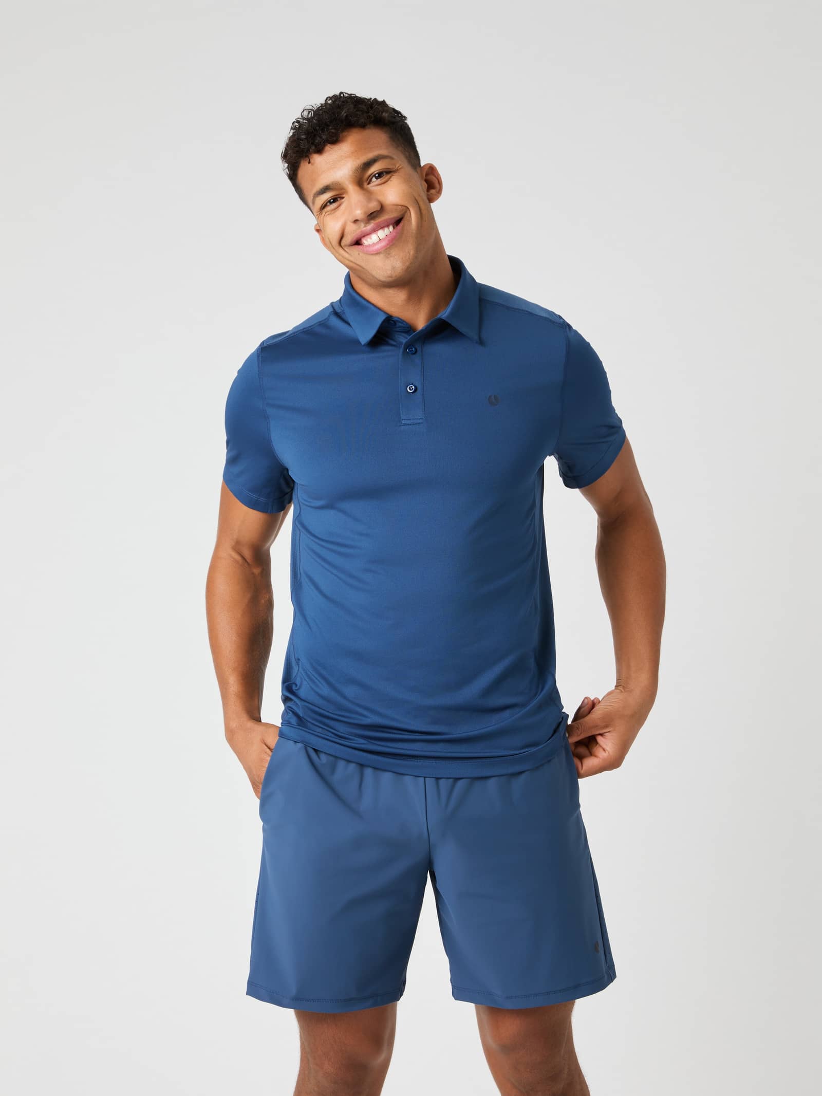 Björn Borg - Ace Mesh Panel Polo Shirt Sargasso Sea Men - Image 1