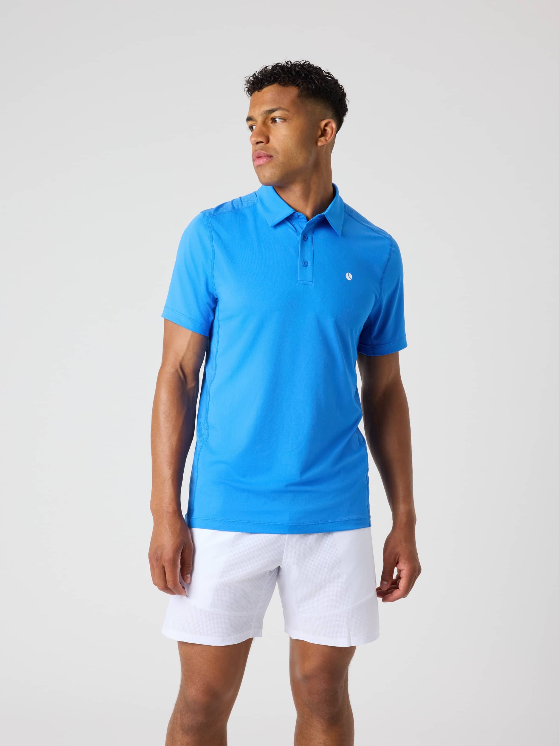 Ace Mesh Panel Polo Shirt - Men - Malachite Green | Björn Borg