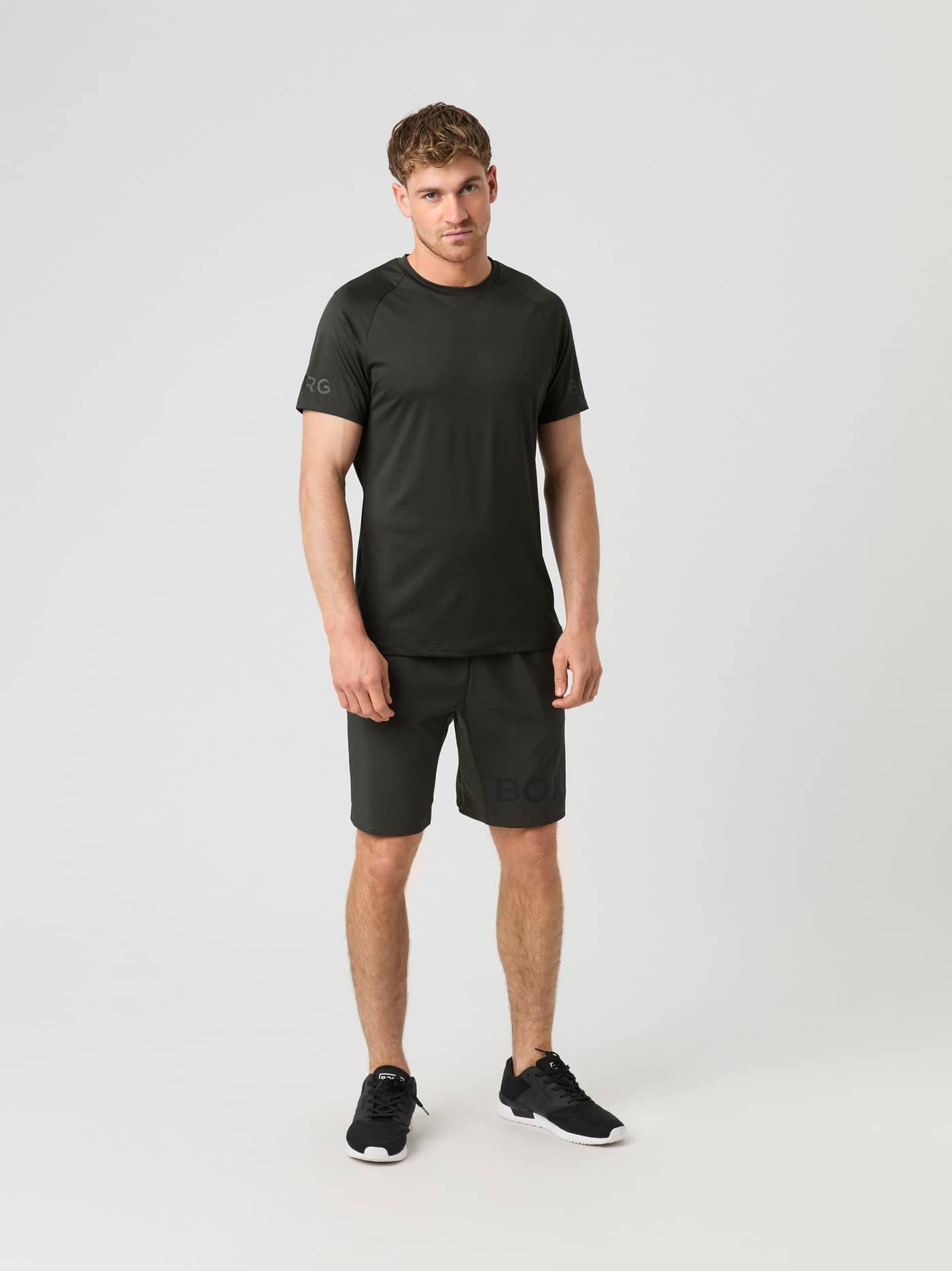 Björn Borg - Borg Mesh Panel T-Shirt Peat Men - Image 3