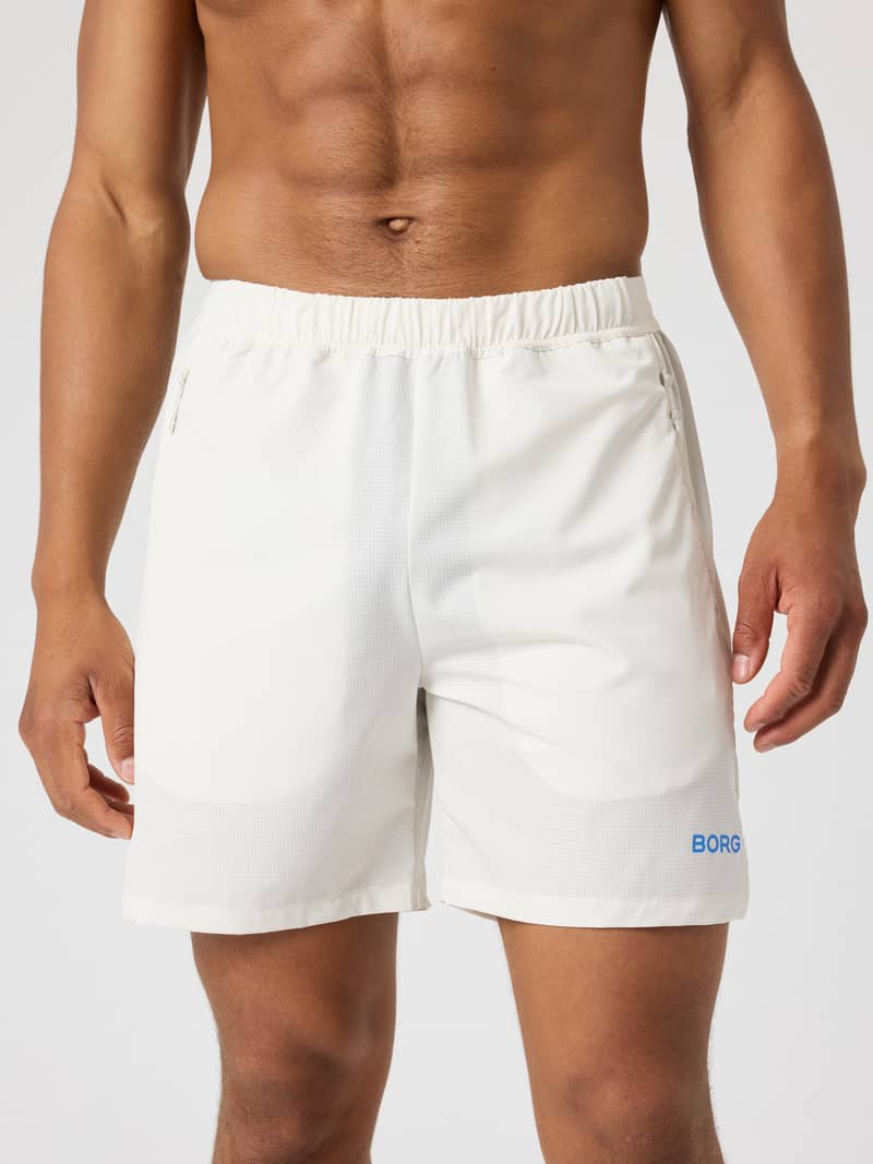 Borg Zip Shorts 7 Inch
