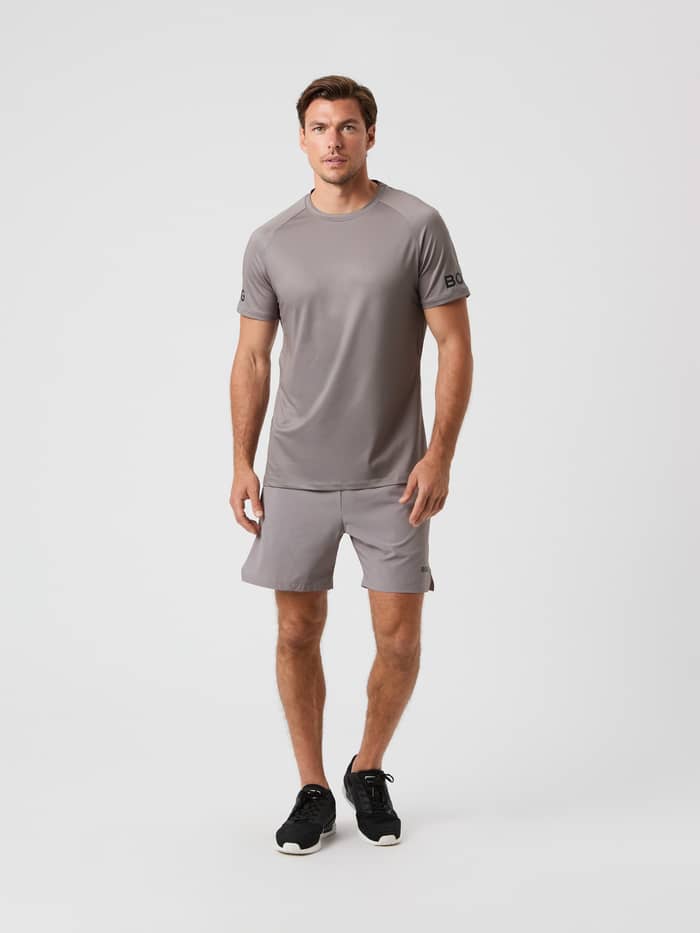 Björn Borg - Borg Zip Shorts Brushed Nickel