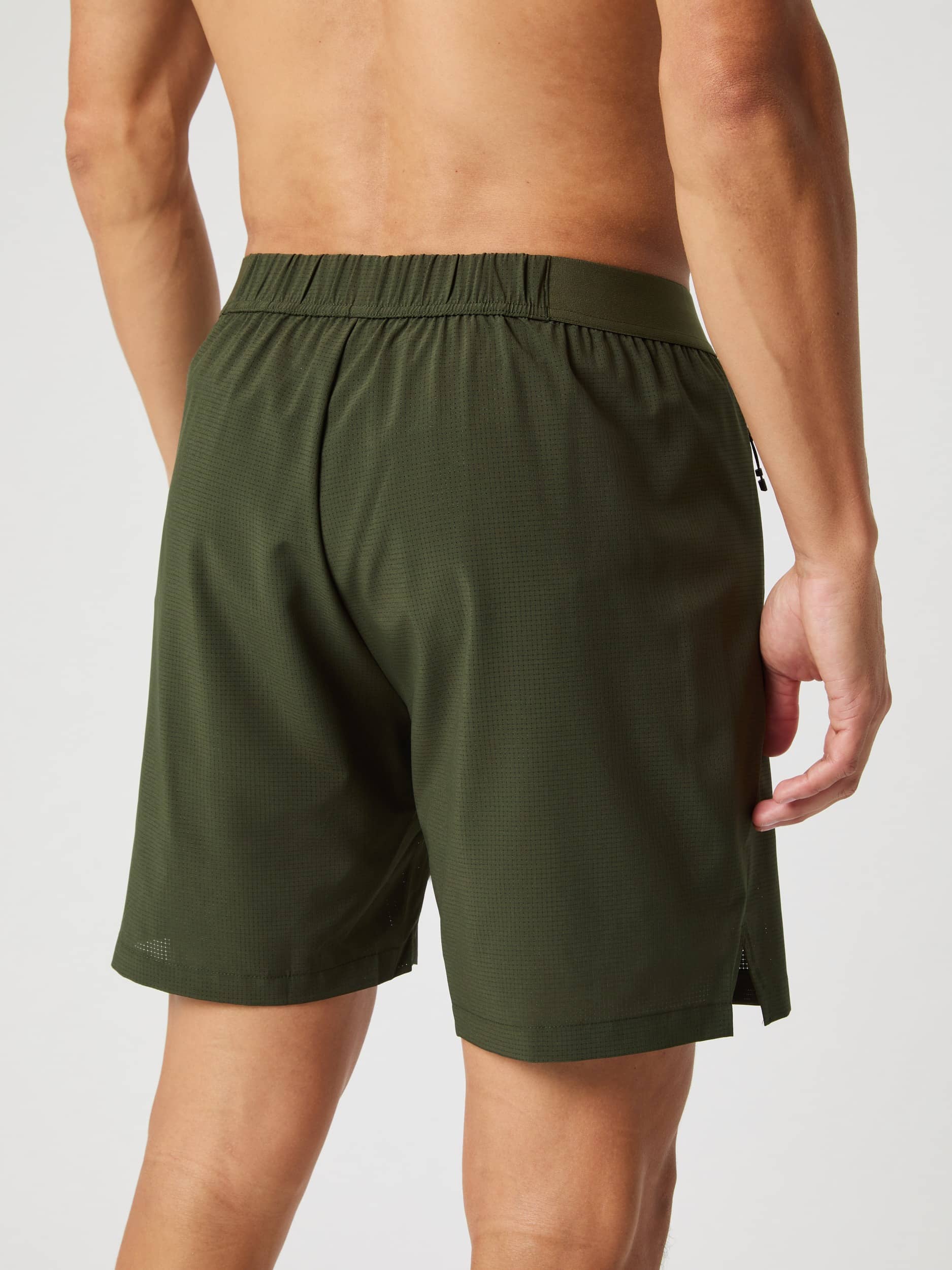Borg Zip Shorts 7 Inch - Men - Forest Night | Björn Borg